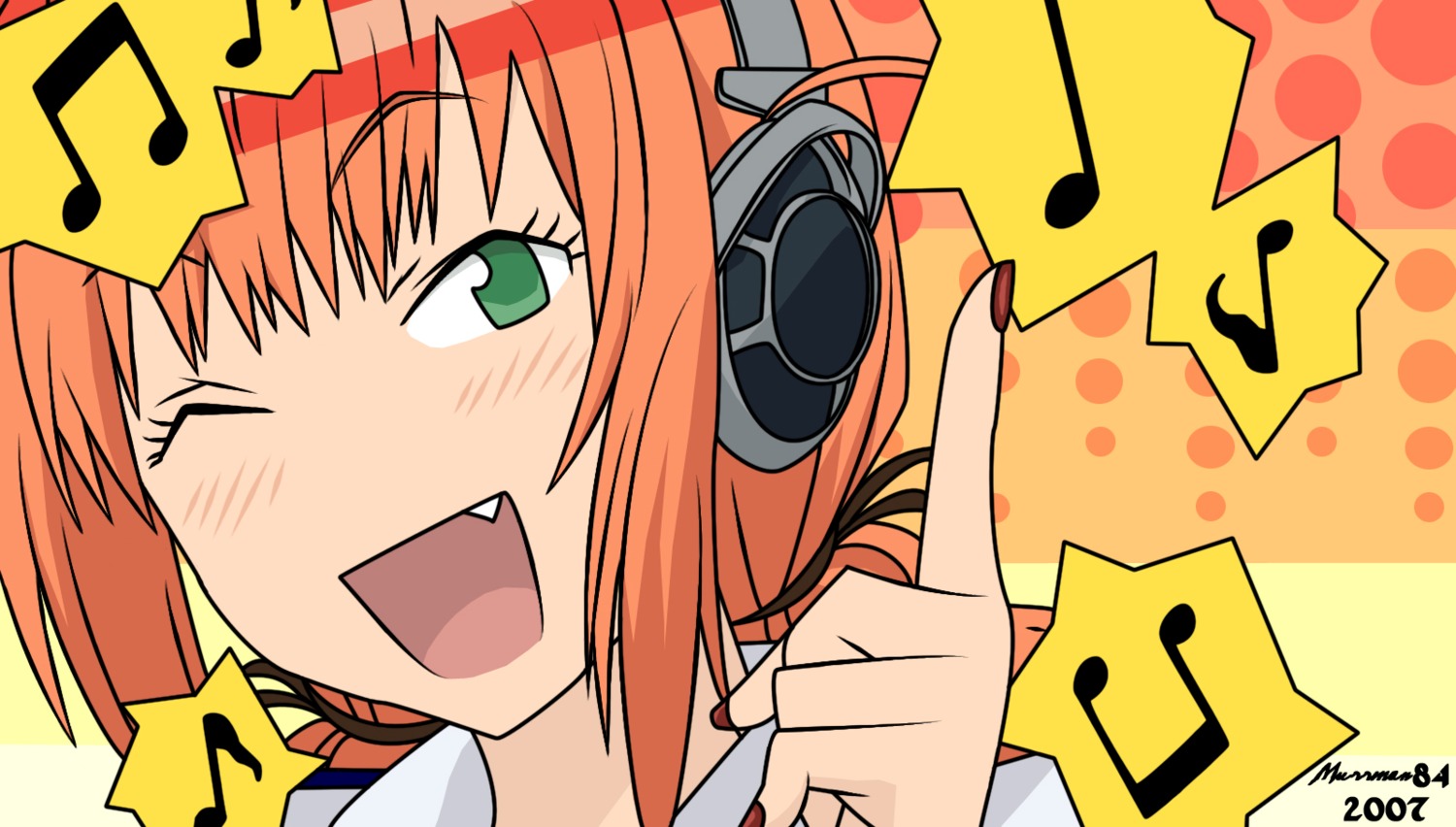 headphones kenko_zenrakei_suieibu_umisho nanako_maaya vector_trace watermark