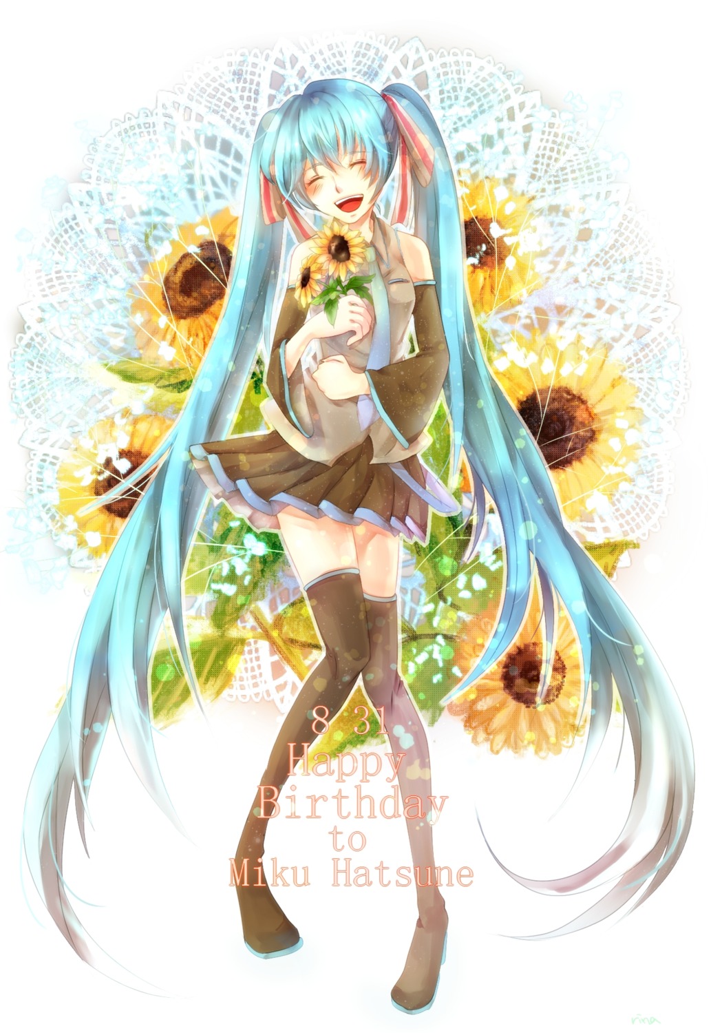 hatsune_miku mangetsu_rina thighhighs vocaloid