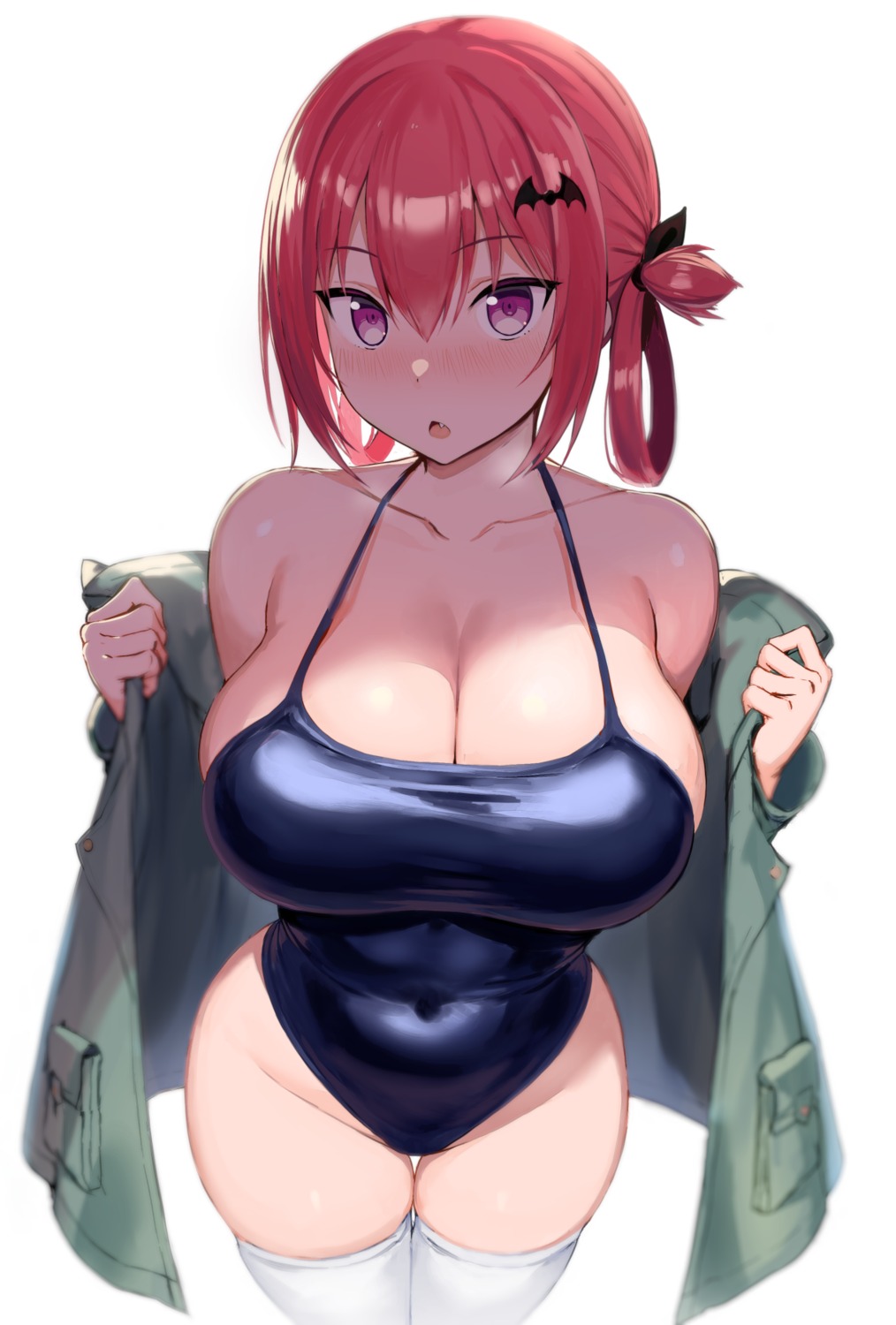 gabriel_dropout greatmosu kurumizawa_satanichia_mcdowell school_swimsuit swimsuits thighhighs undressing