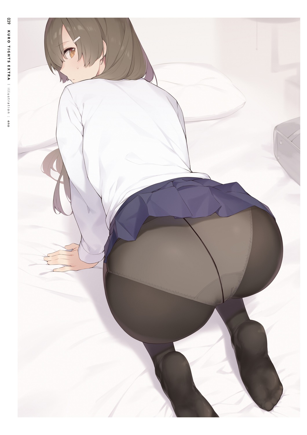 ass enosan feet pantsu pantyhose seifuku skirt_lift