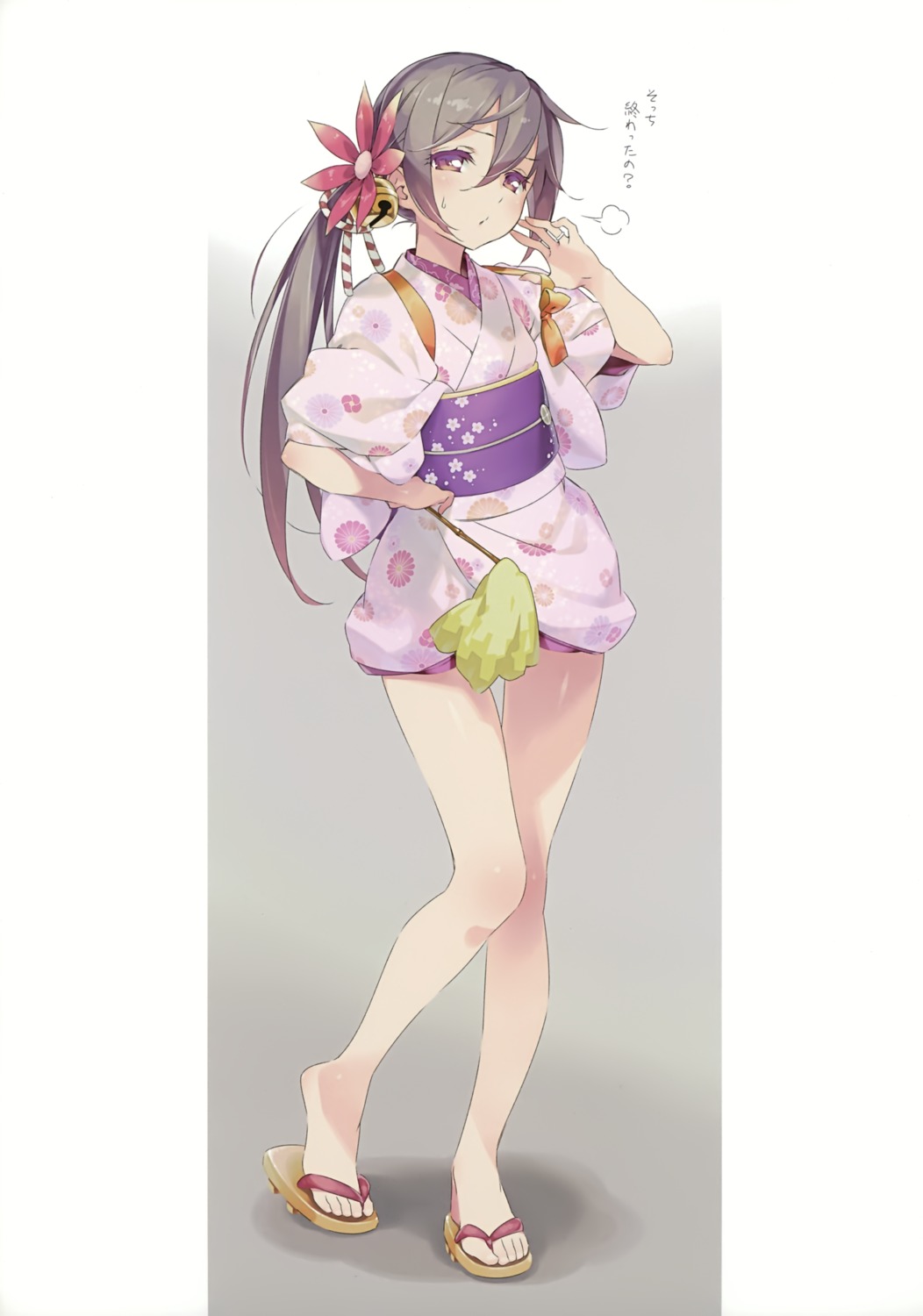 akebono_(kancolle) akutoku_doumei gayarou kantai_collection yukata