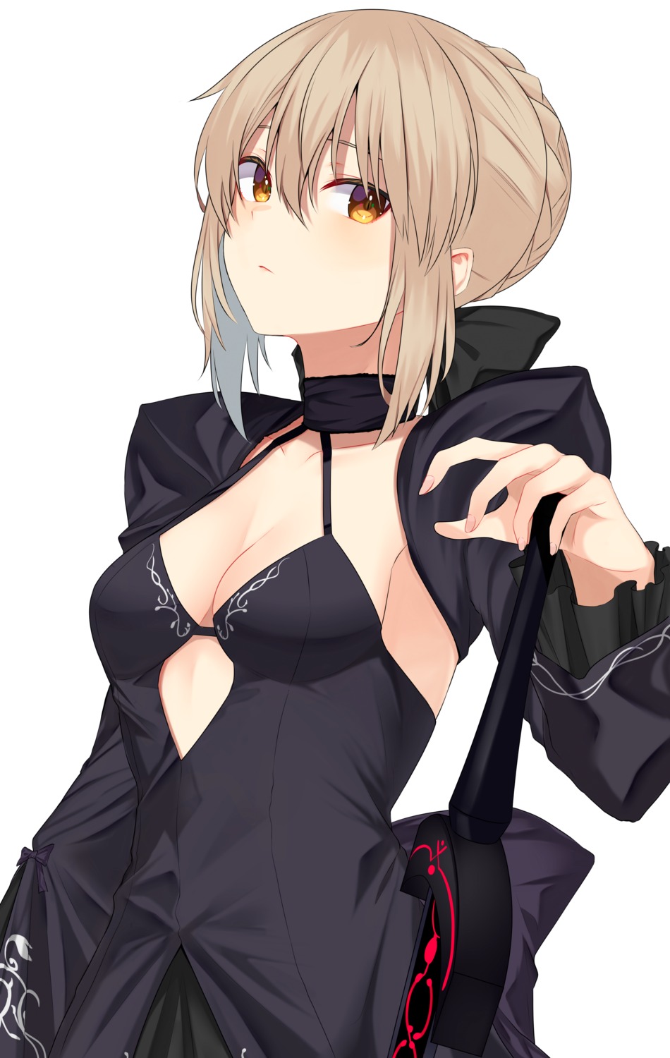 cleavage fate/grand_order jun_(aousa0328) saber saber_alter sword