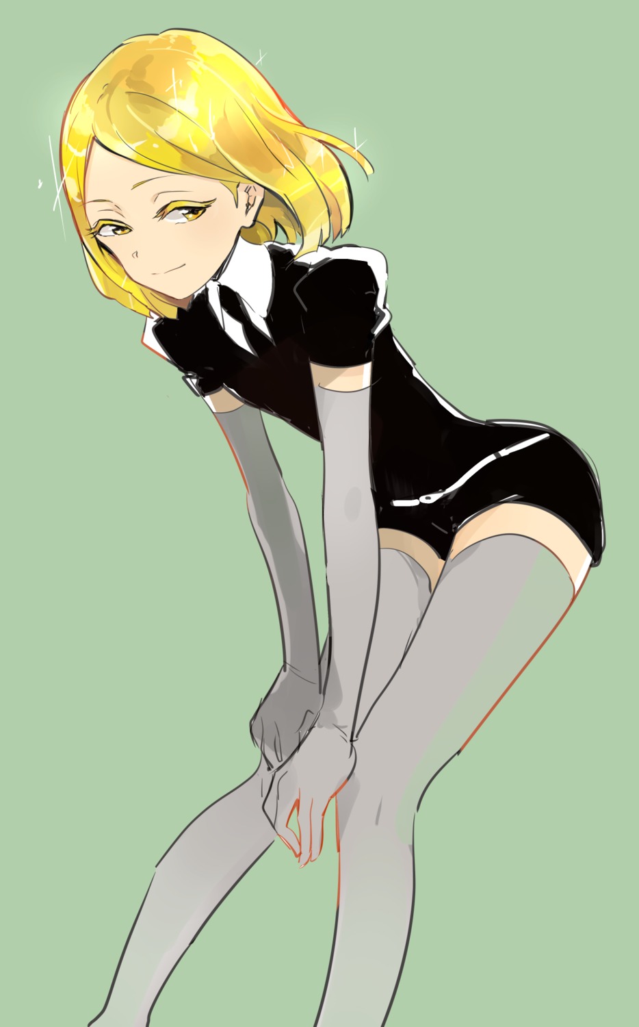 houseki_no_kuni monsieur thighhighs yellow_diamond