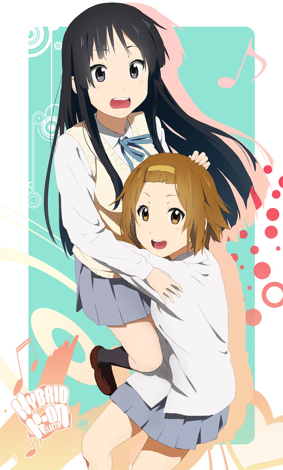 akiyama_mio k-on! seifuku tainaka_ritsu zasshu_tamashii