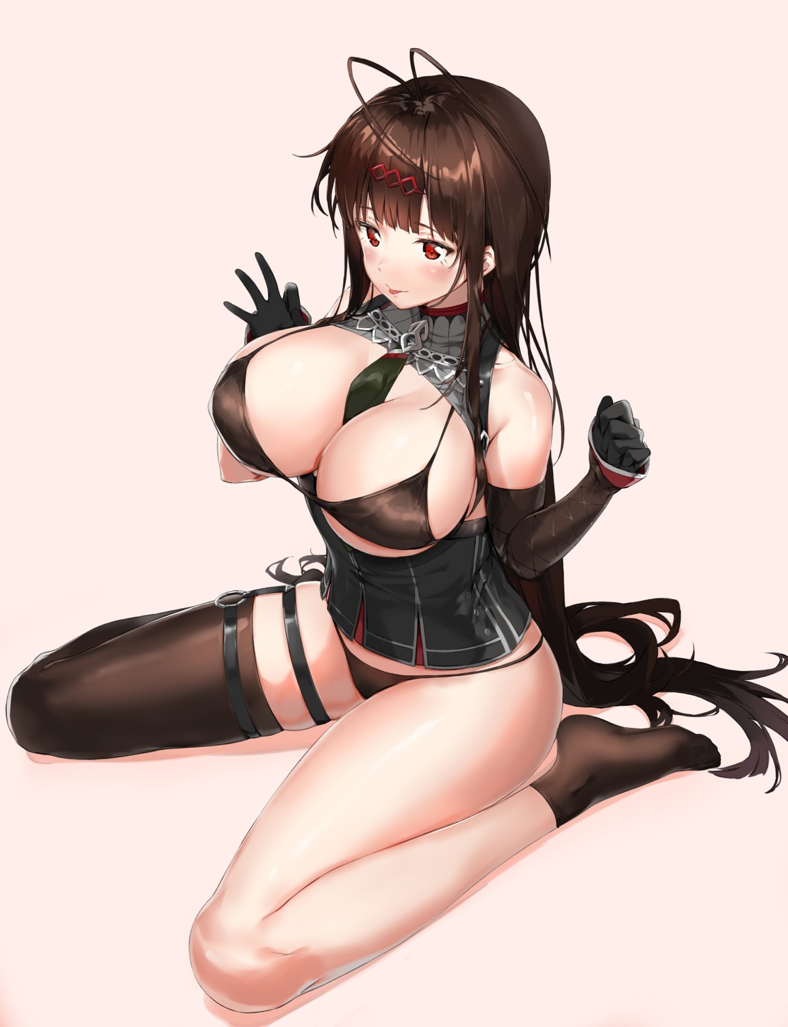 bra corset dsr-50_(girls_frontline) garter girls_frontline pantsu pixel_(yuxian) thighhighs