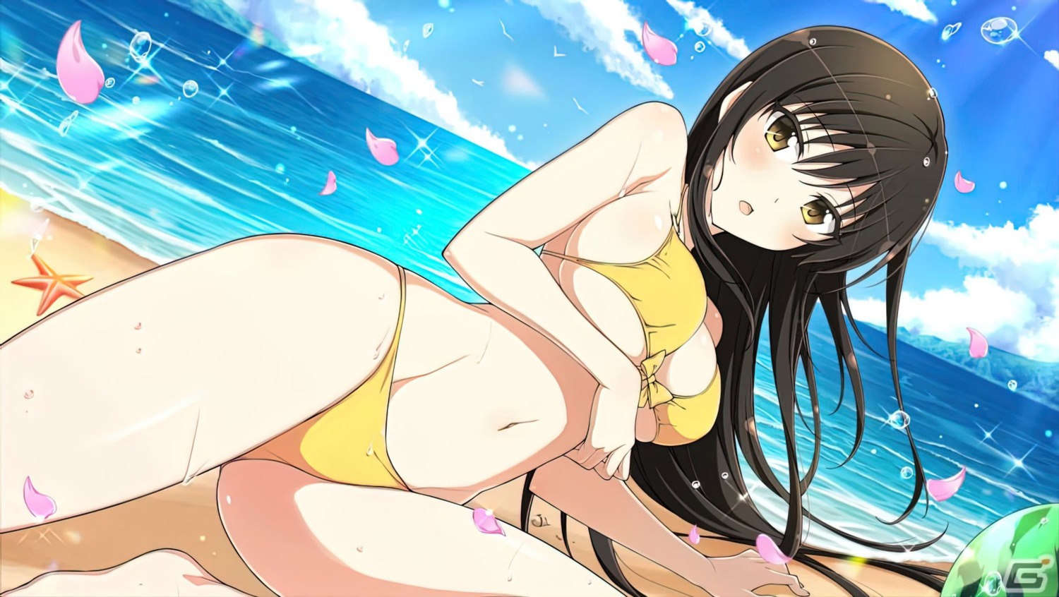 bikini kotegawa_yui swimsuits to_love_ru to_love_ru_darkness wet yaegashi_nan