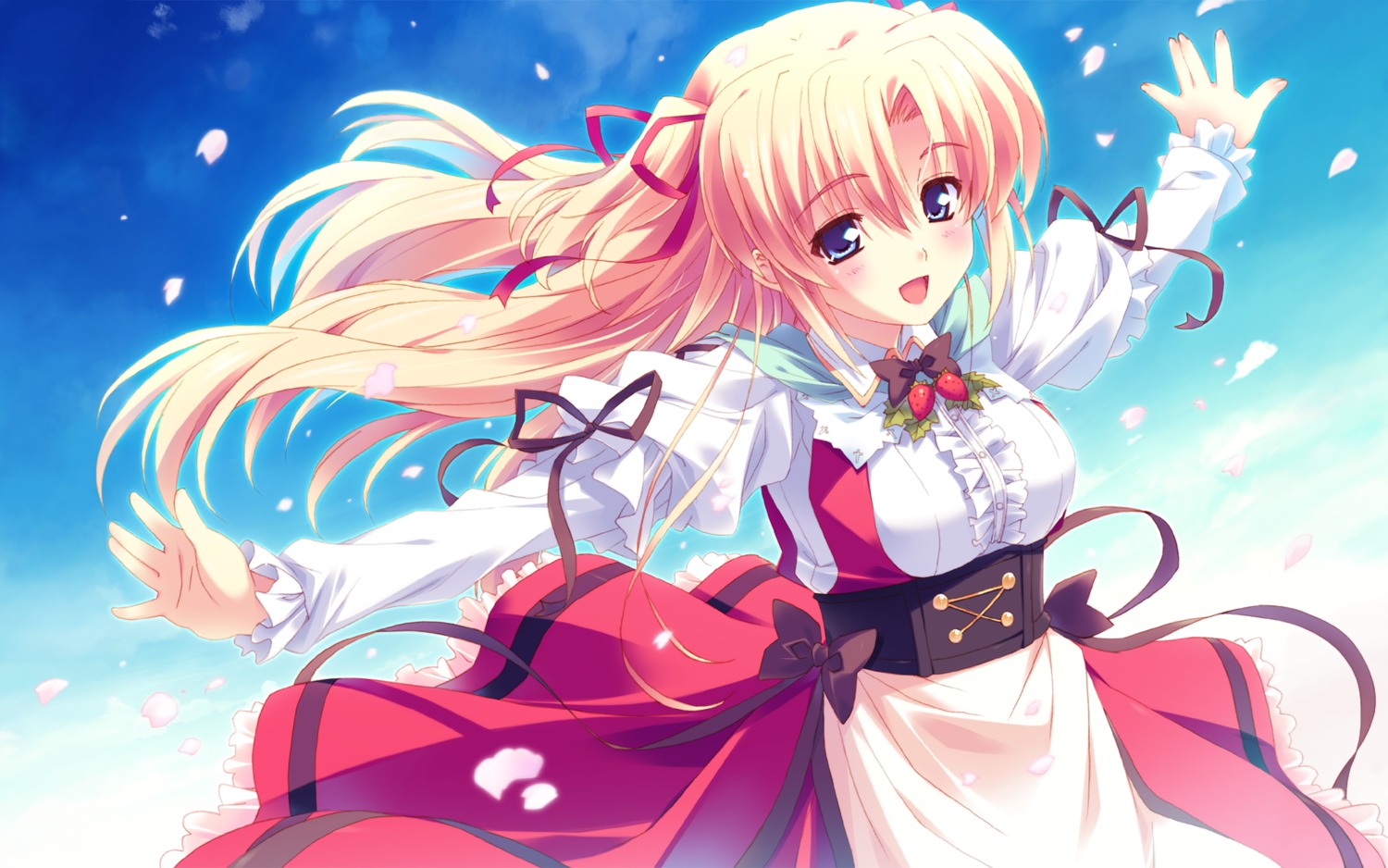 kusukusu marie_rudel palette sakura_strasse wallpaper