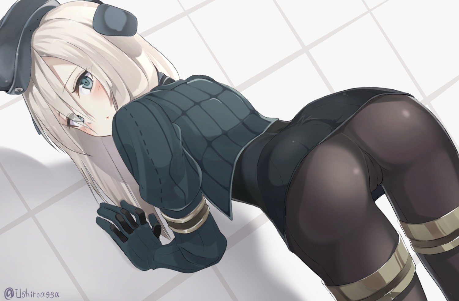 ass cameltoe kantai_collection pantyhose shirousa u-511