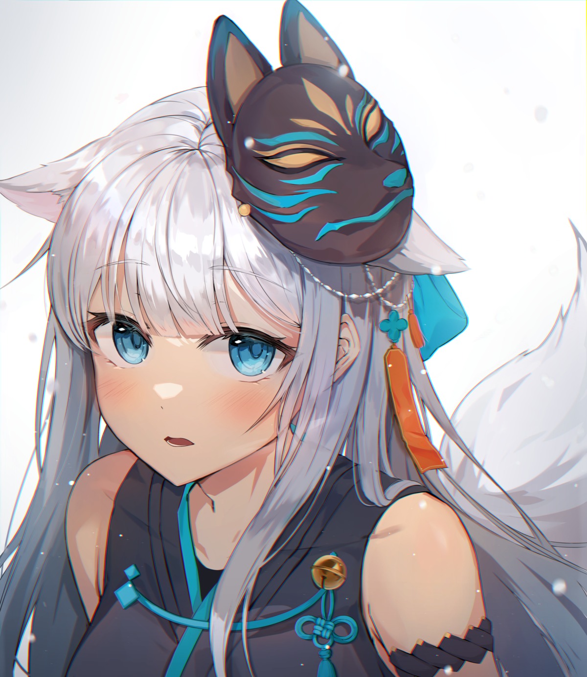 animal_ears japanese_clothes luzzi_(milllim) tail