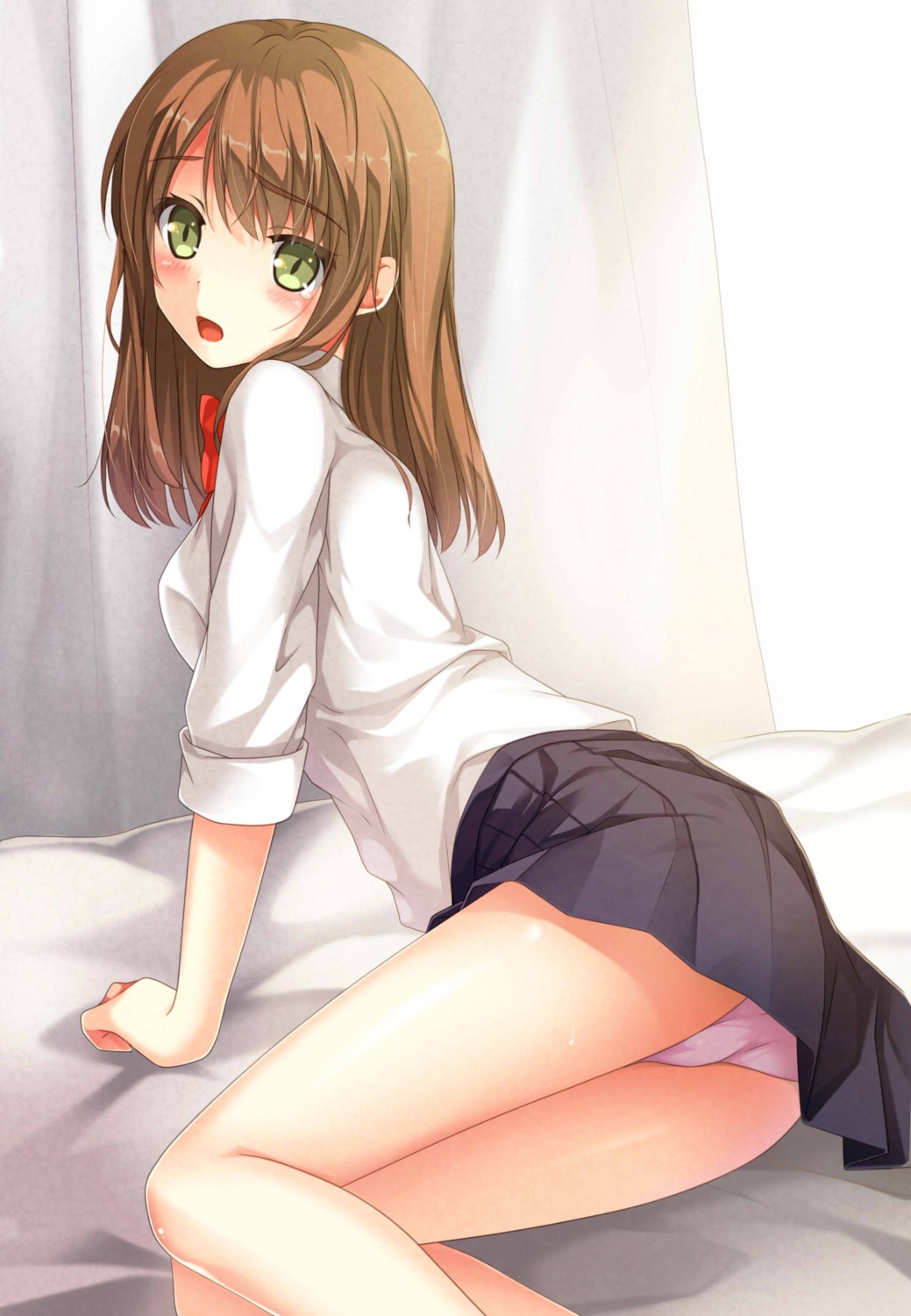 ass pantsu seifuku uzuki_hiro