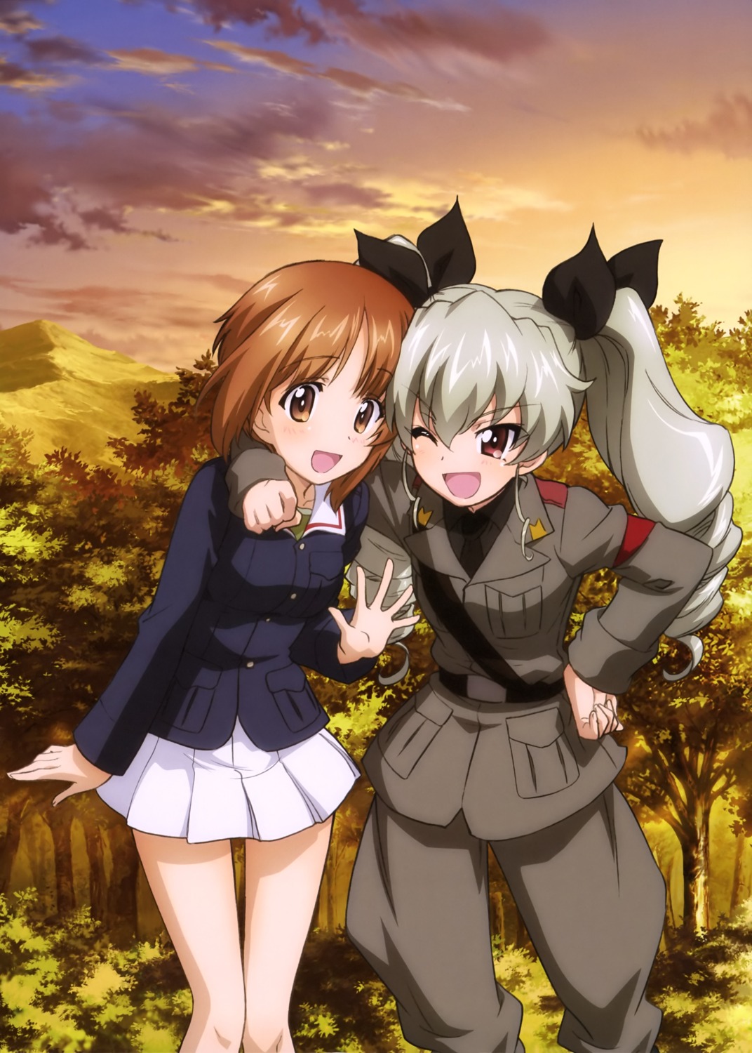 anchovy girls_und_panzer nishizumi_miho uniform