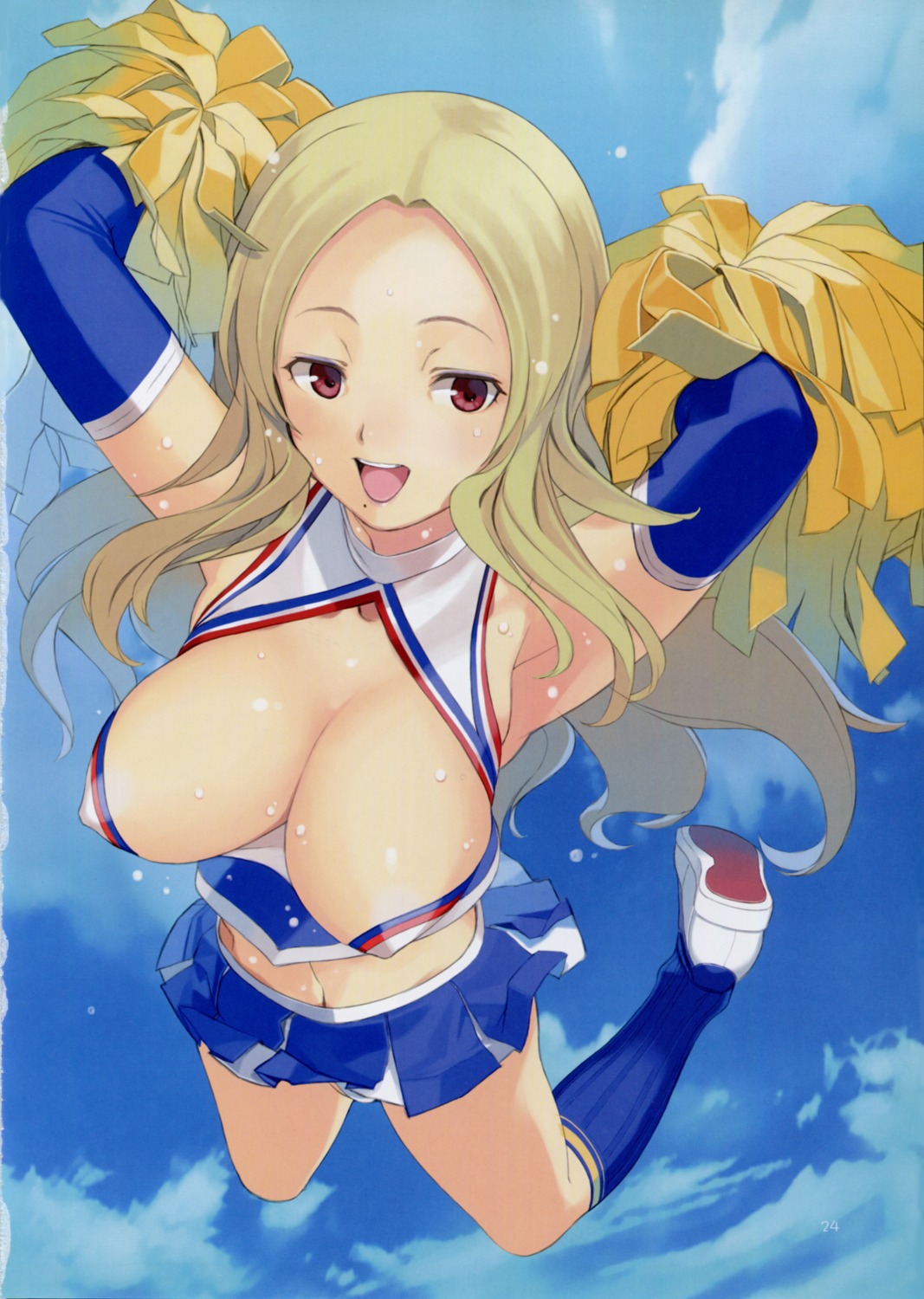 cheerleader erect_nipples lily_lily_rose mibu_natsuki no_bra