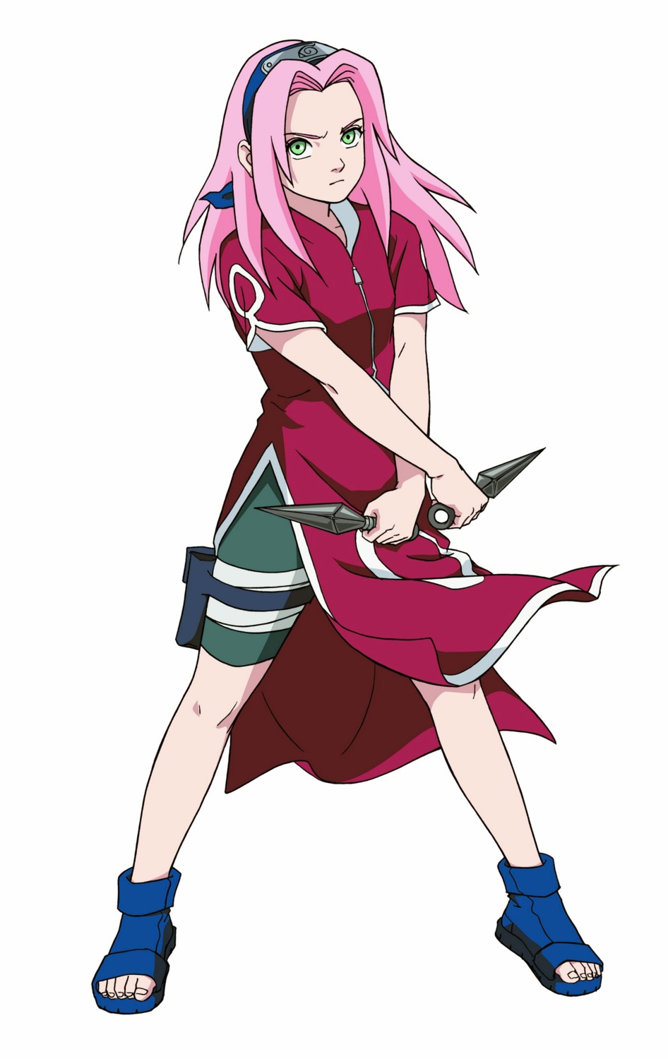 haruno_sakura naruto ninja weapon