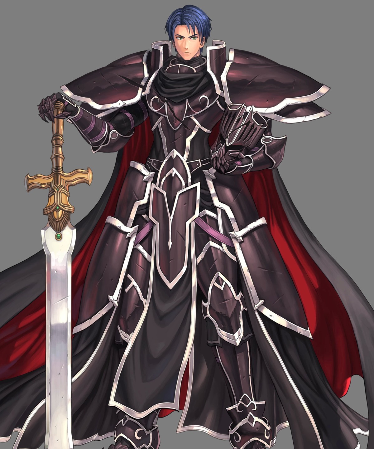 armor duplicate fire_emblem fire_emblem:_souen_no_kiseki fire_emblem_heroes izuka_daisuke nintendo shikkoku_no_kishi sword transparent_png zelgius