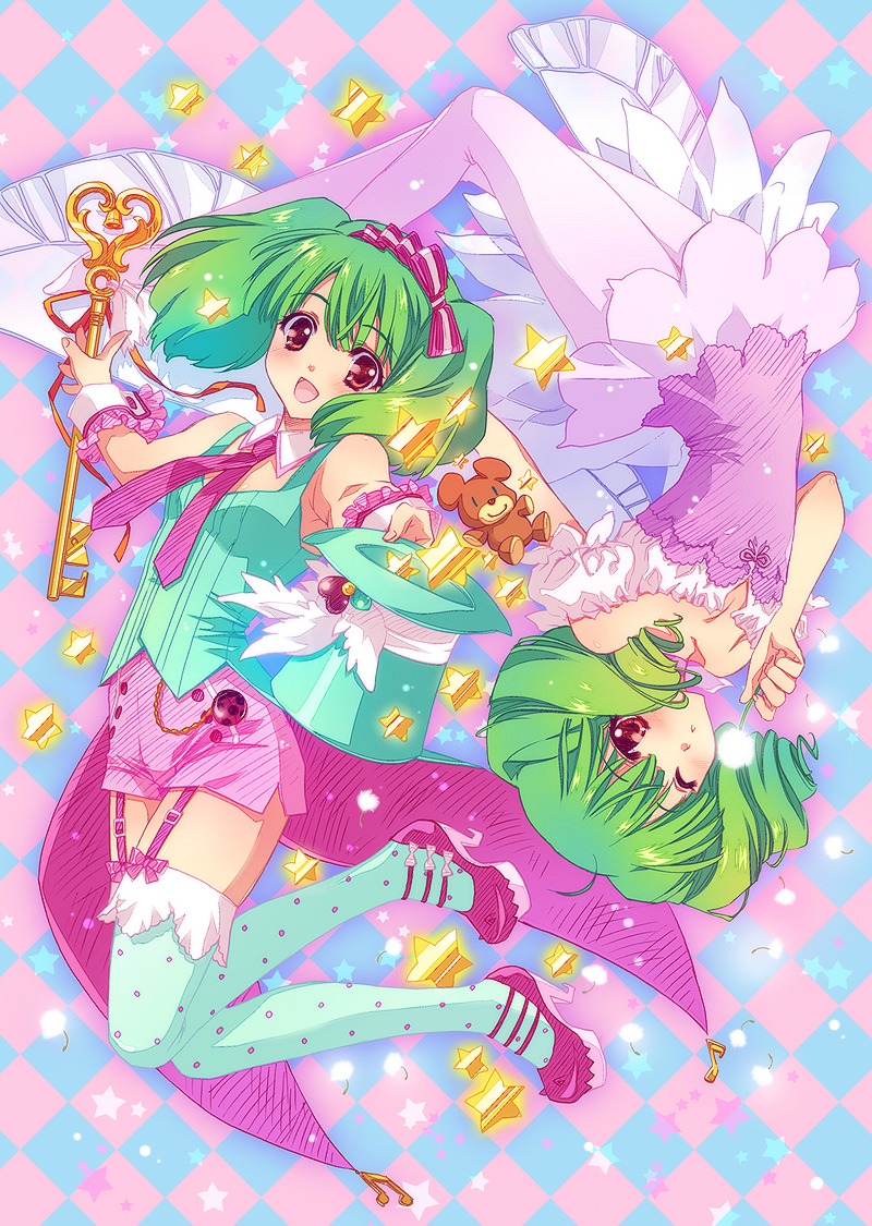 carnelian macross macross_frontier pantyhose ranka_lee stockings thighhighs