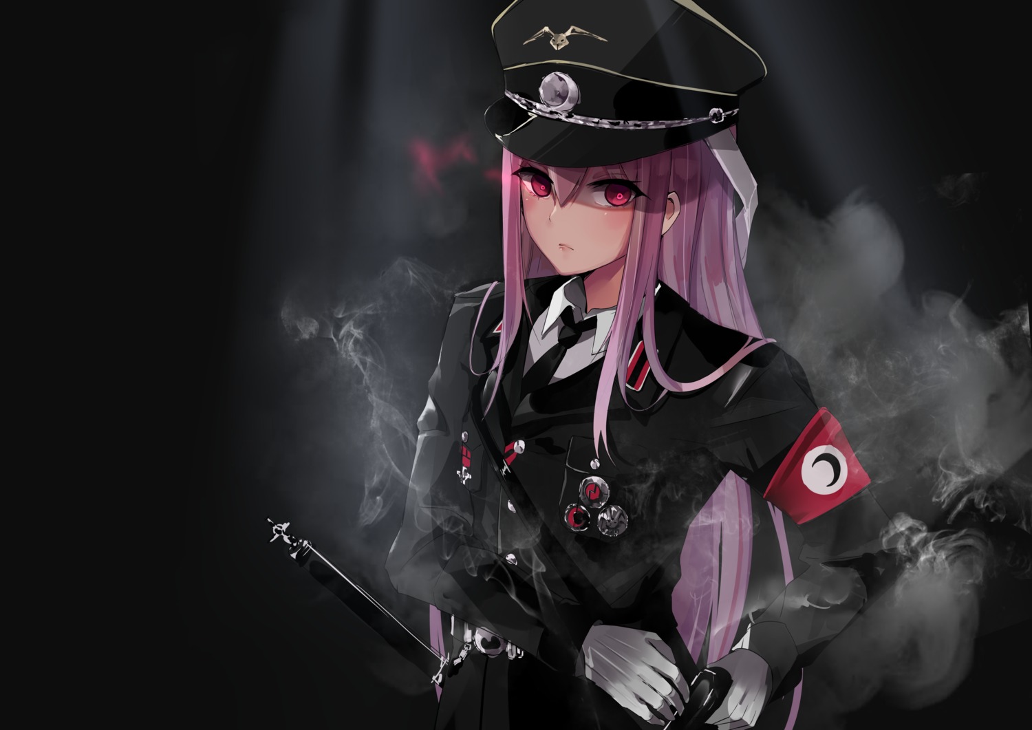 dleung reisen_udongein_inaba sword touhou uniform