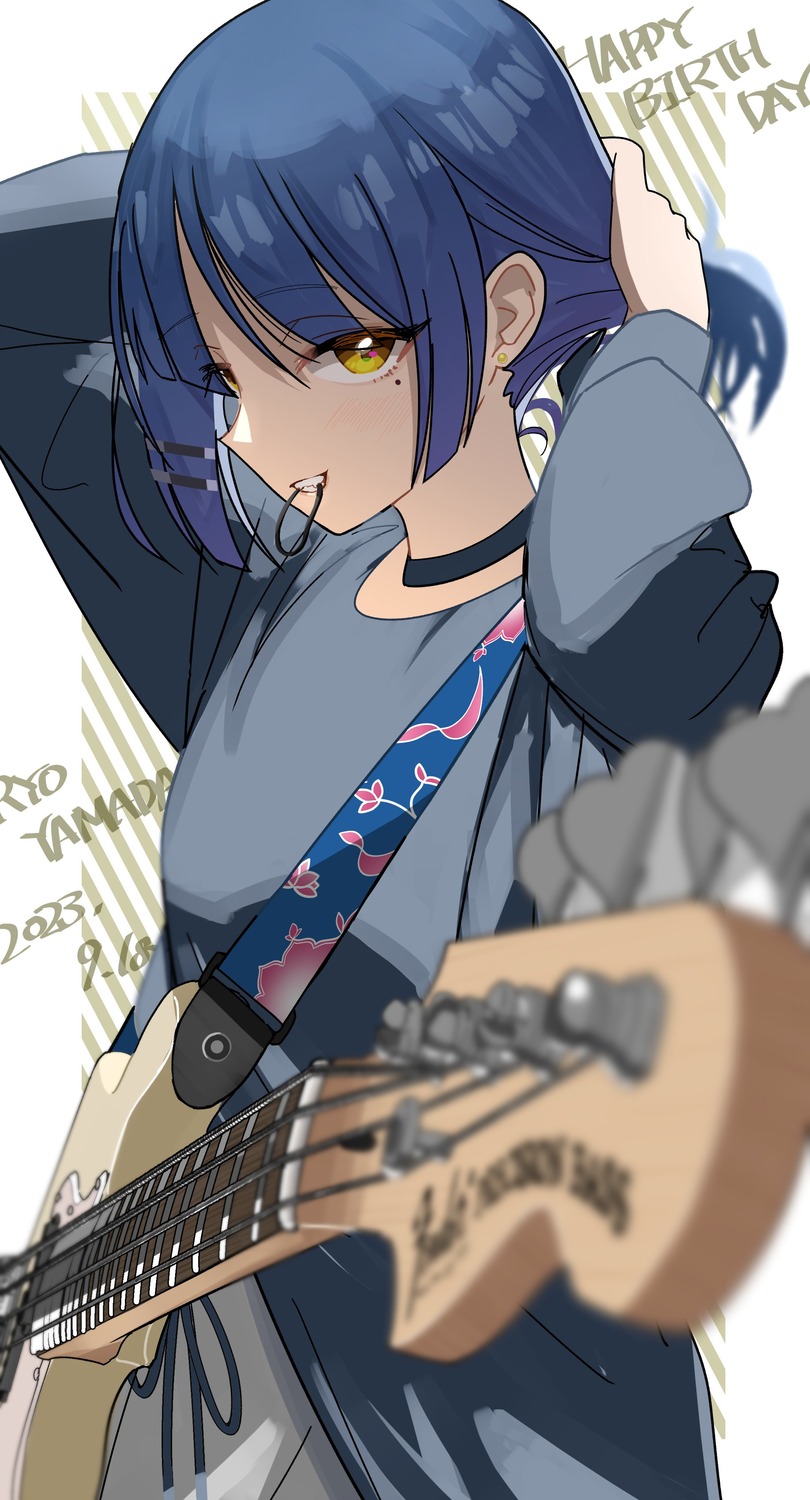 bocchi_the_rock! guitar instant_(ioarthus) yamada_ryou