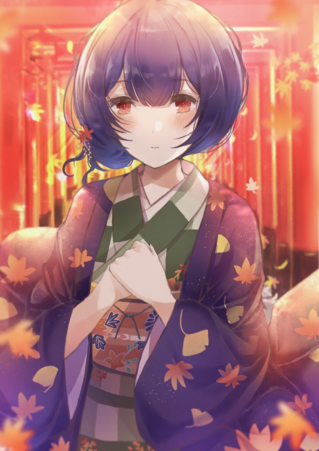 kimono morino_rinze namamake the_idolm@ster the_idolm@ster_shiny_colors