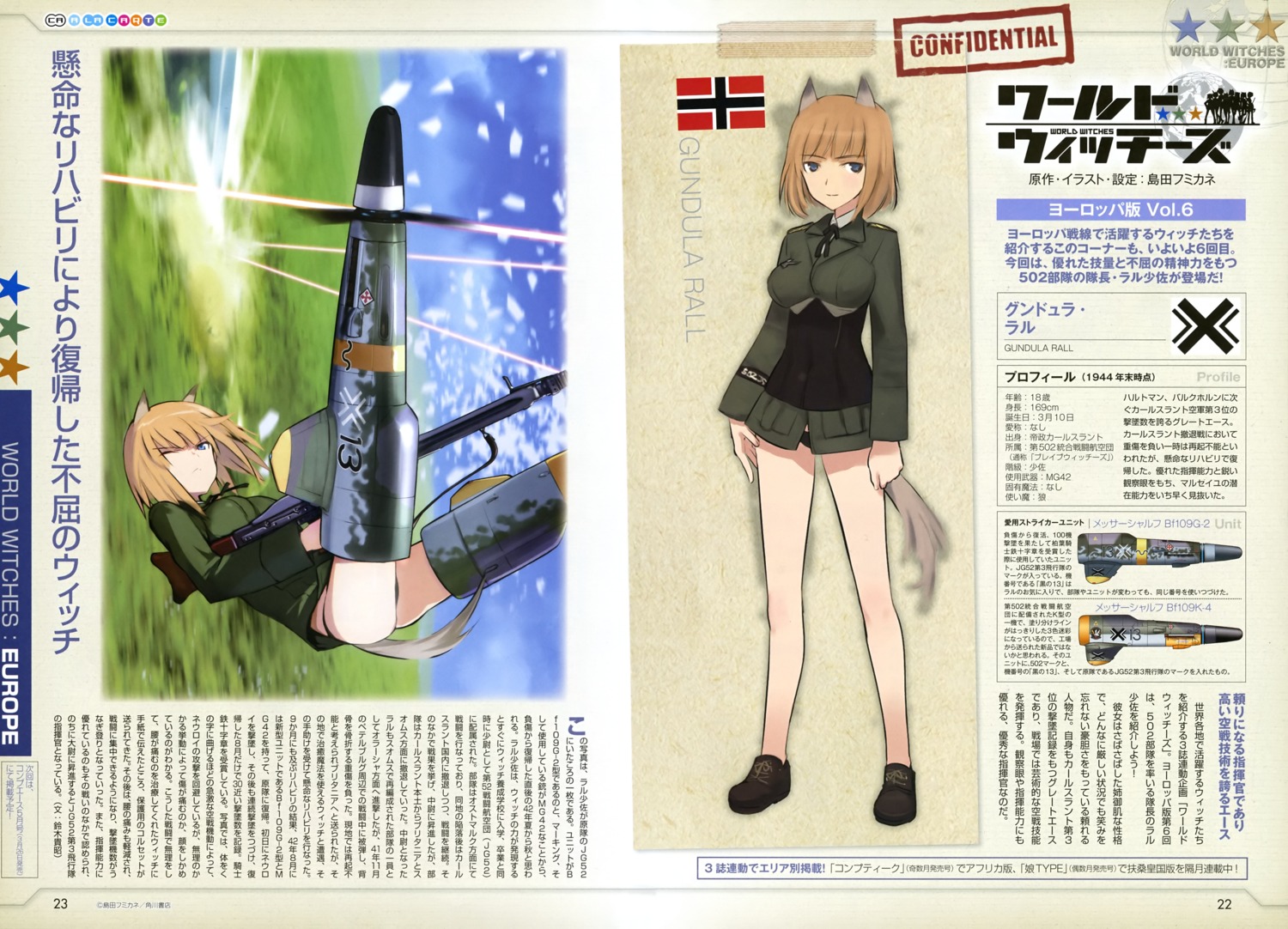 animal_ears gun gundula_rall pantsu shimada_humikane strike_witches tail uniform