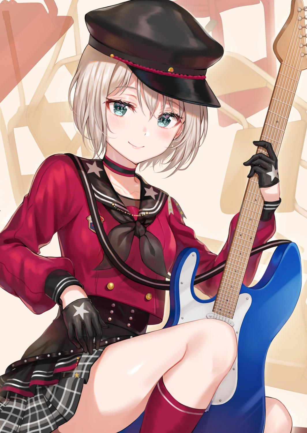 aoba_moca bang_dream! guitar tokkyu