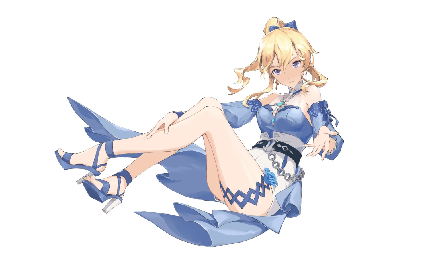 deajay garter genshin_impact heels jean_(genshin_impact)