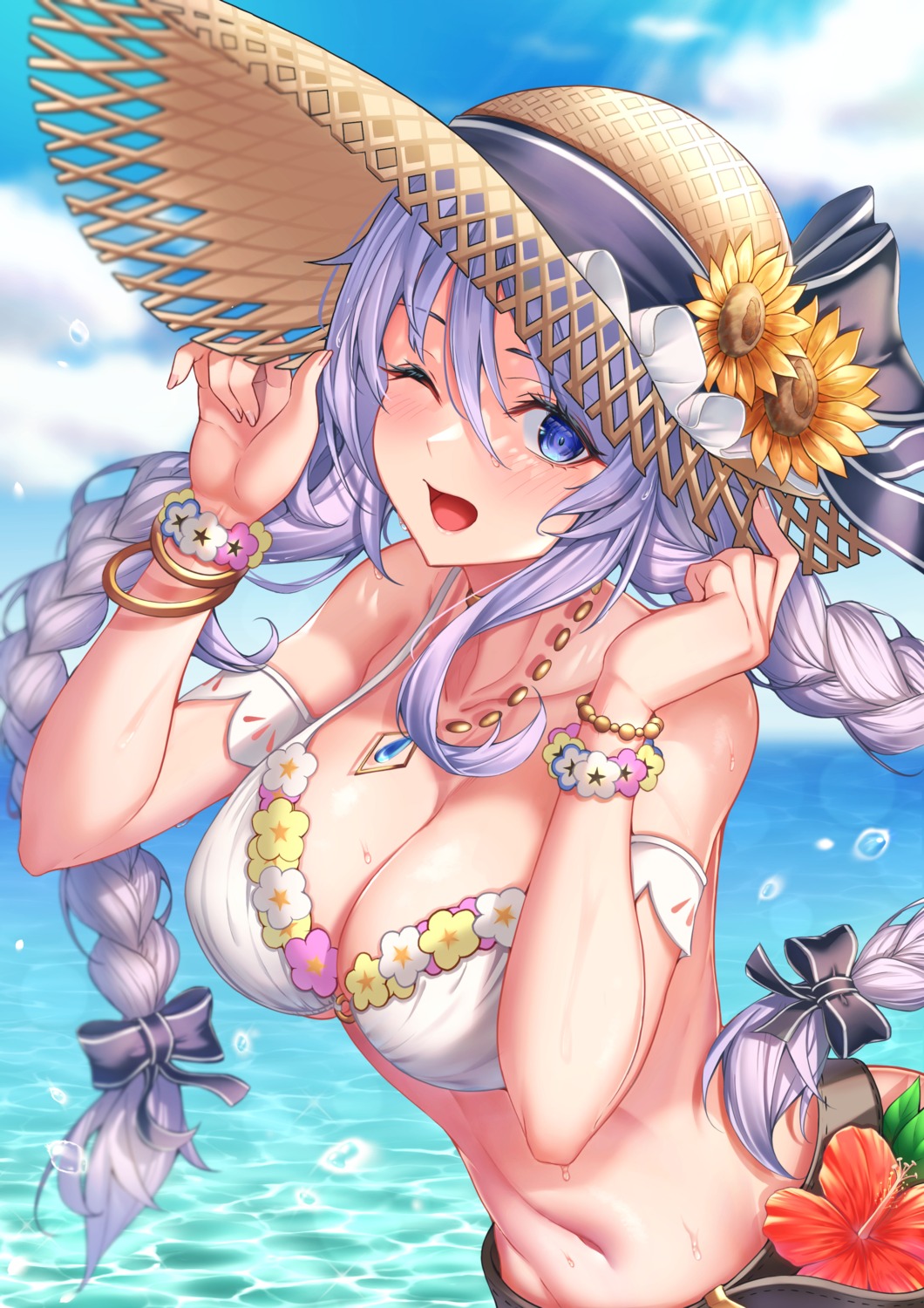 bikini_top bratja hoshino_shizuru princess_connect princess_connect!_re:dive swimsuits