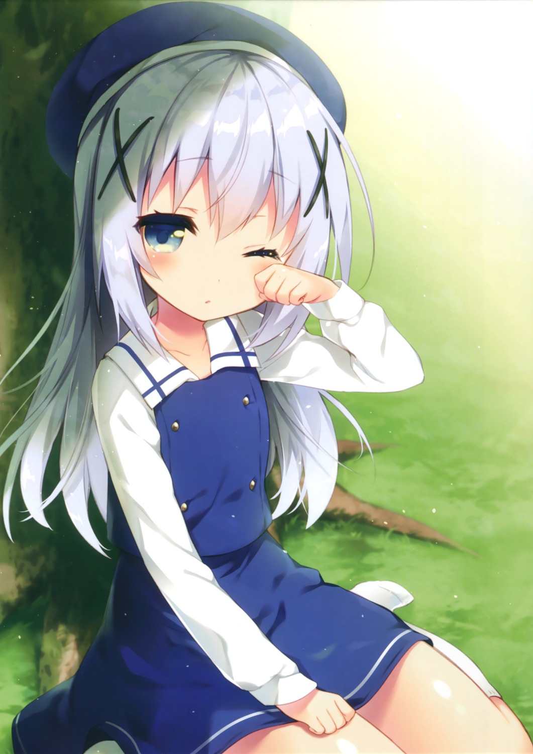 eterna gochuumon_wa_usagi_desu_ka? kafuu_chino riichu seifuku