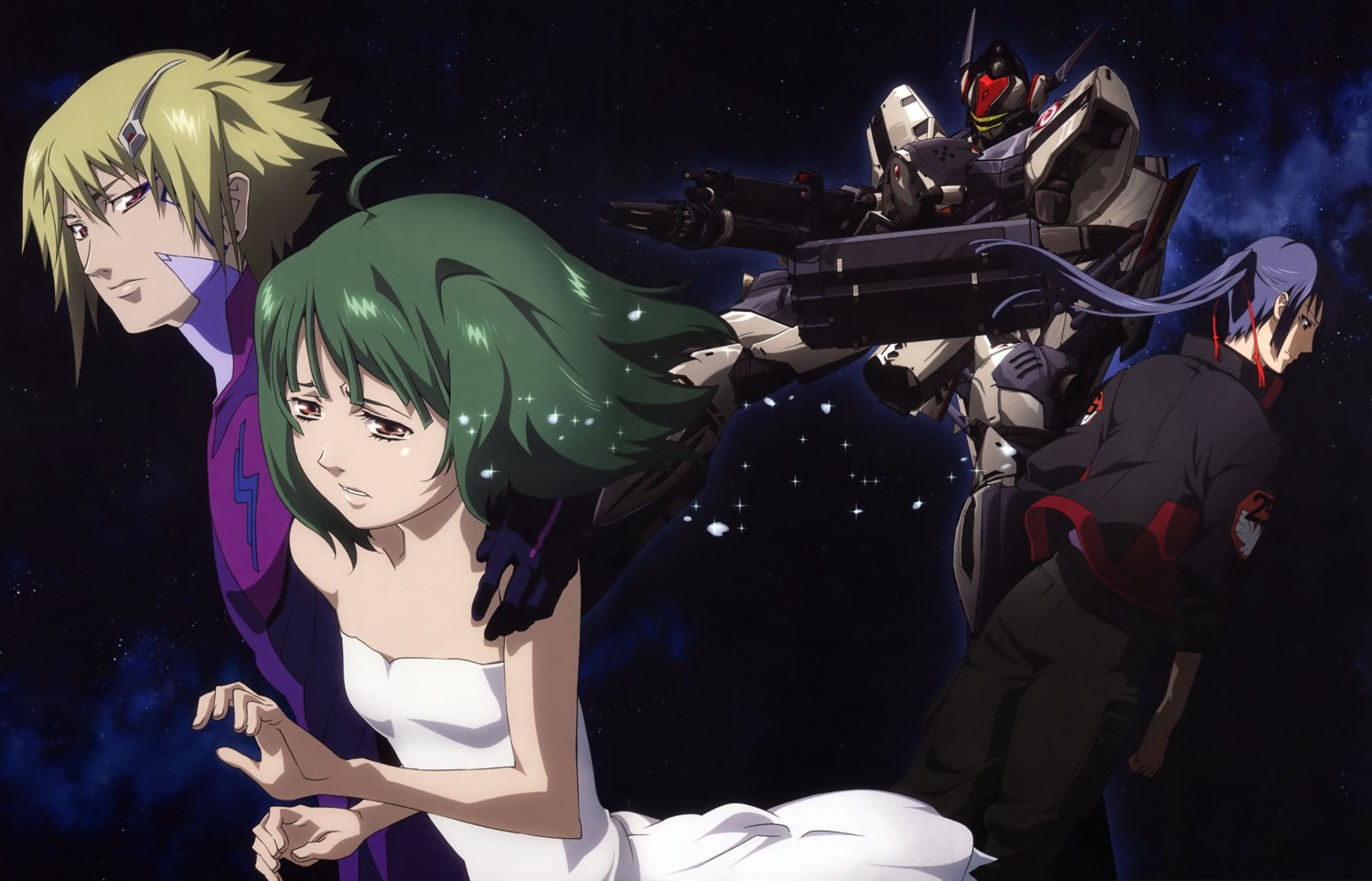 brera_sterne gotou_keiji macross macross_frontier mecha ranka_lee saotome_alto vf_valkyrie