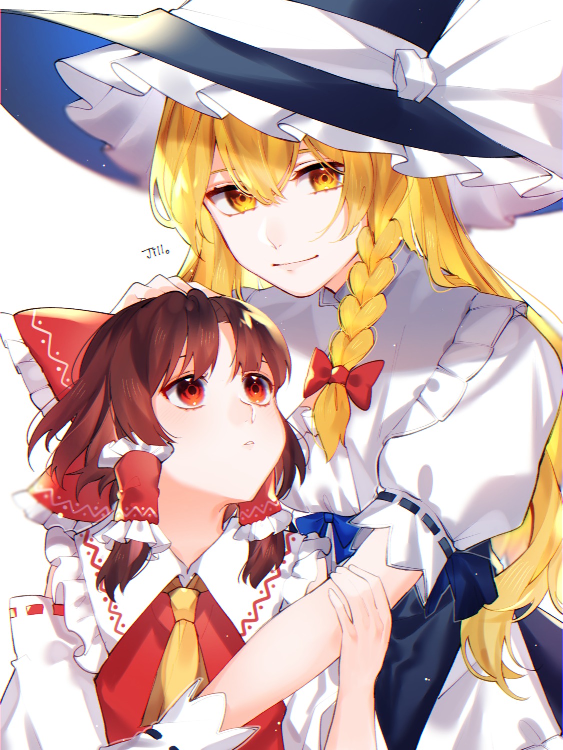 dress hakurei_reimu jill_07km kirisame_marisa touhou witch