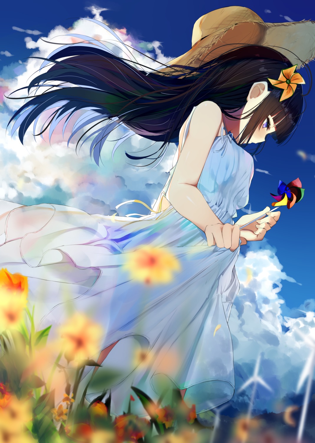 dress kamizaki_hibana summer_dress