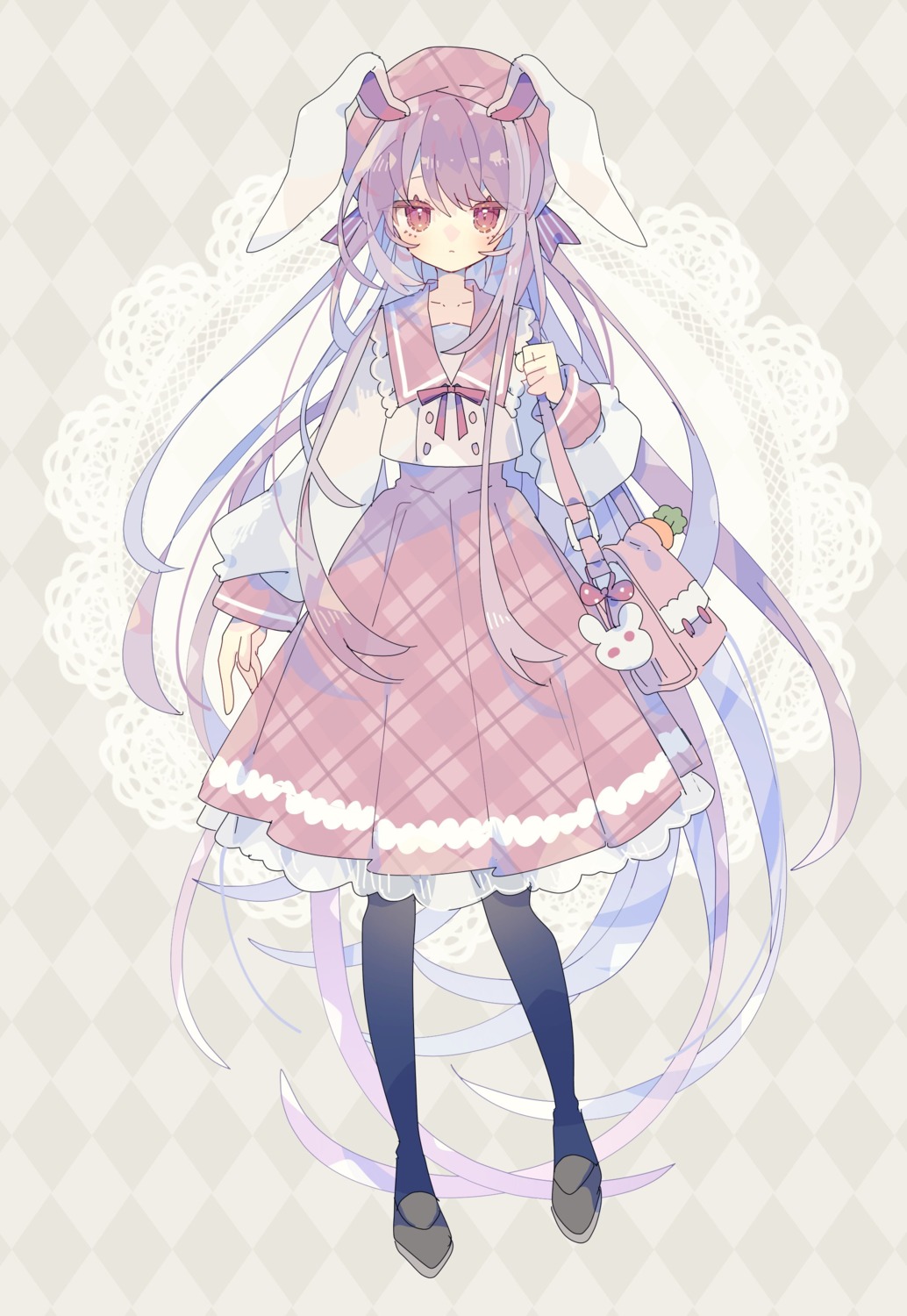 animal_ears bunny_ears niko_rashika reisen_udongein_inaba touhou