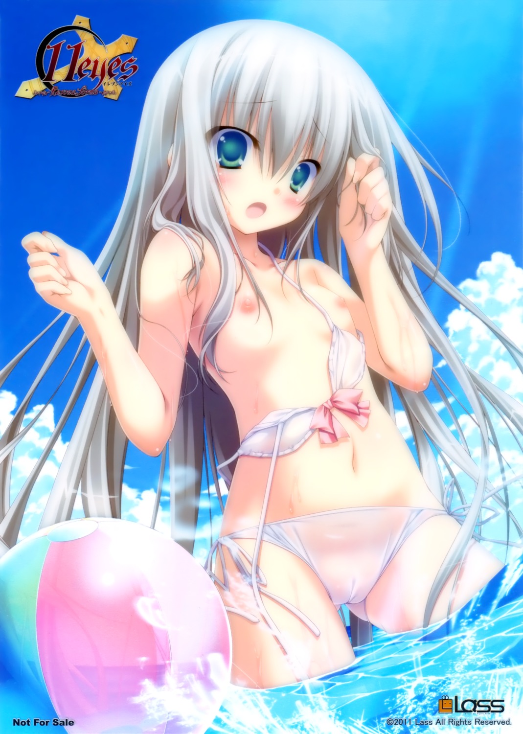 11eyes bikini breasts cameltoe chikotam lisette_vertorre loli nipples see_through swimsuits wardrobe_malfunction wet