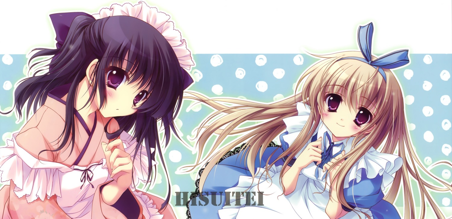 alice alice_in_wonderland dress fixed hisuitei izumi_tsubasu maid wa_maid