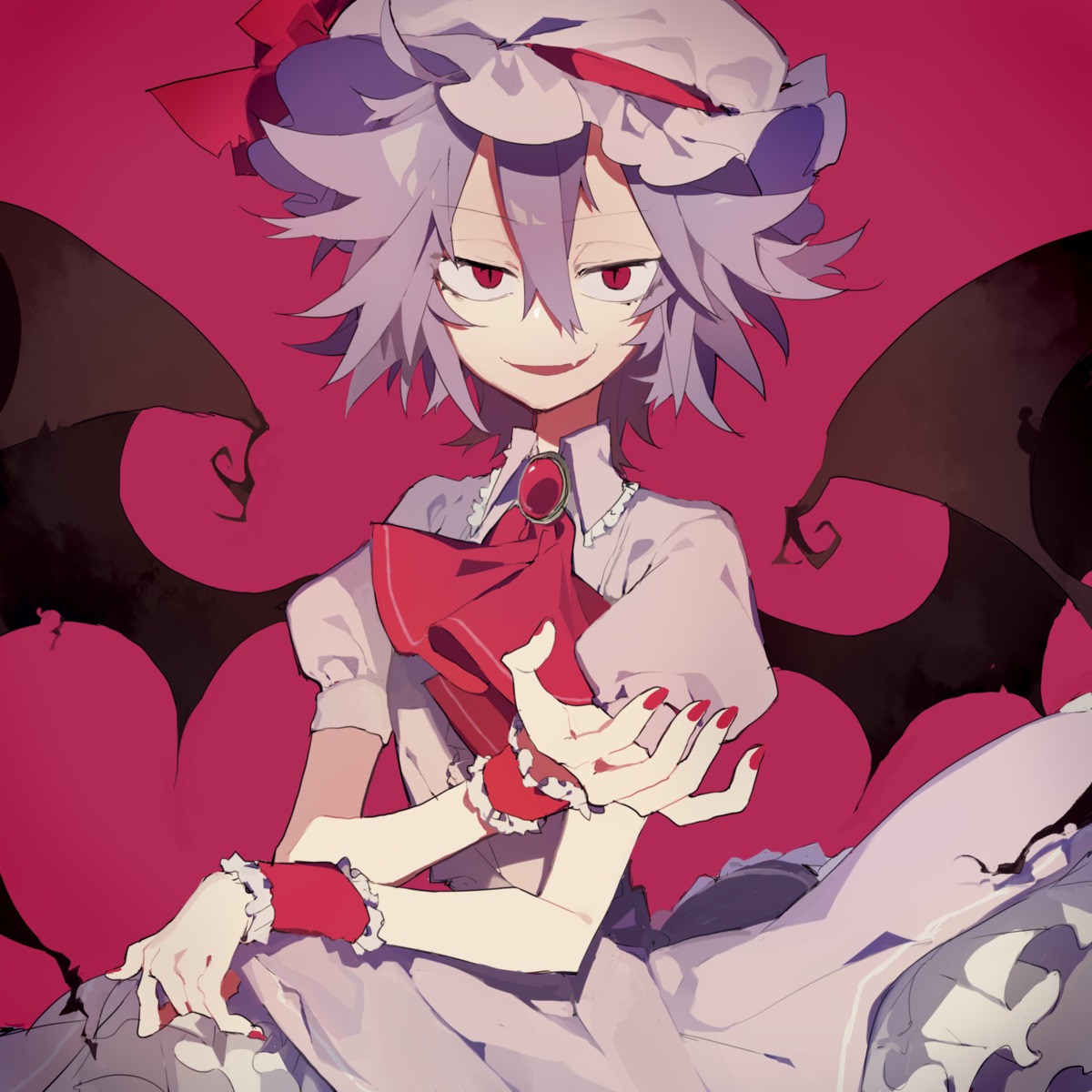 dress higa423 remilia_scarlet touhou wings