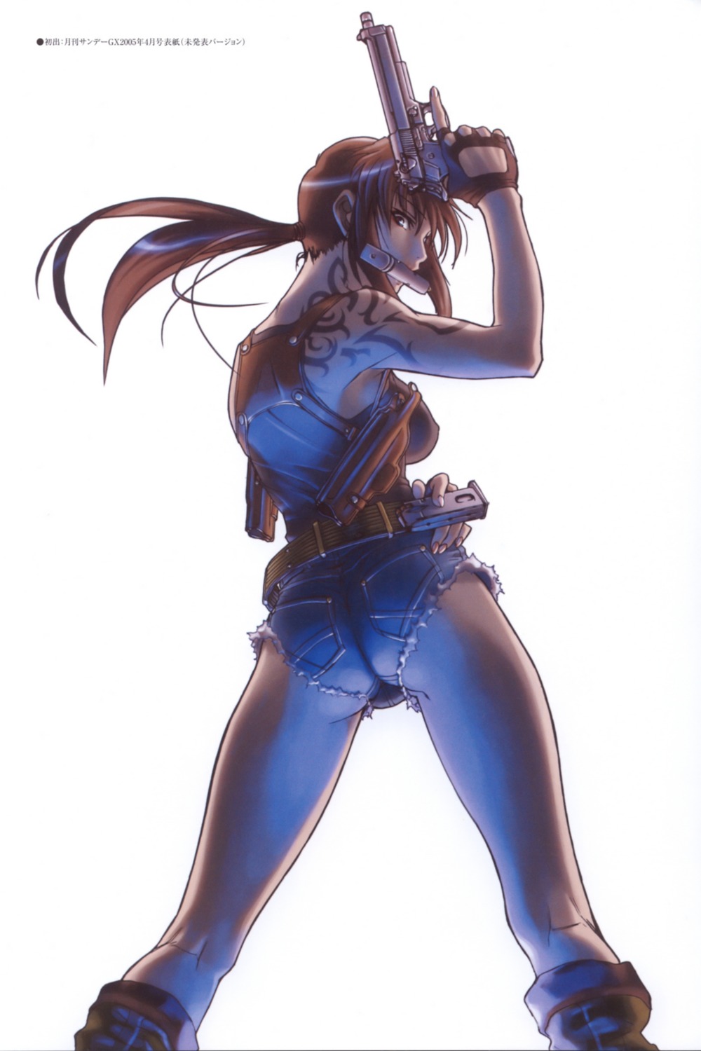 ass black_lagoon gun revy tattoo