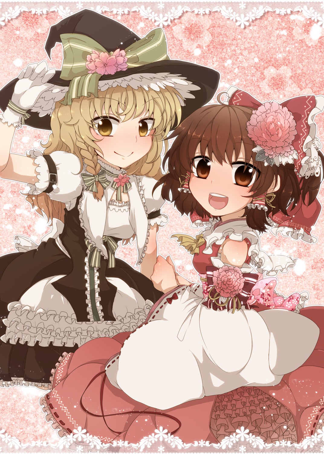 aoi_(annbi) hakurei_reimu kirisame_marisa touhou