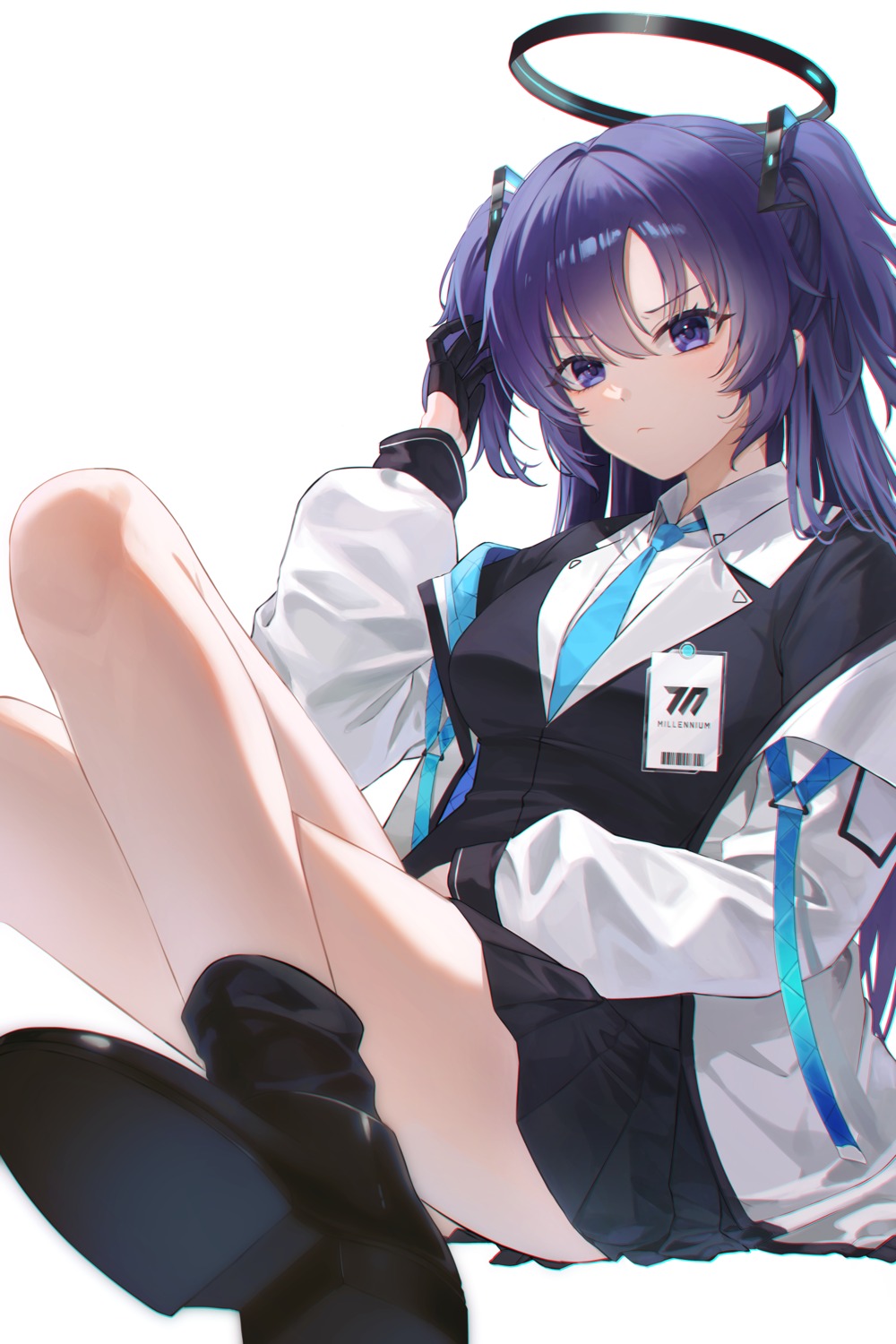 blue_archive chiya halo hayase_yuuka seifuku