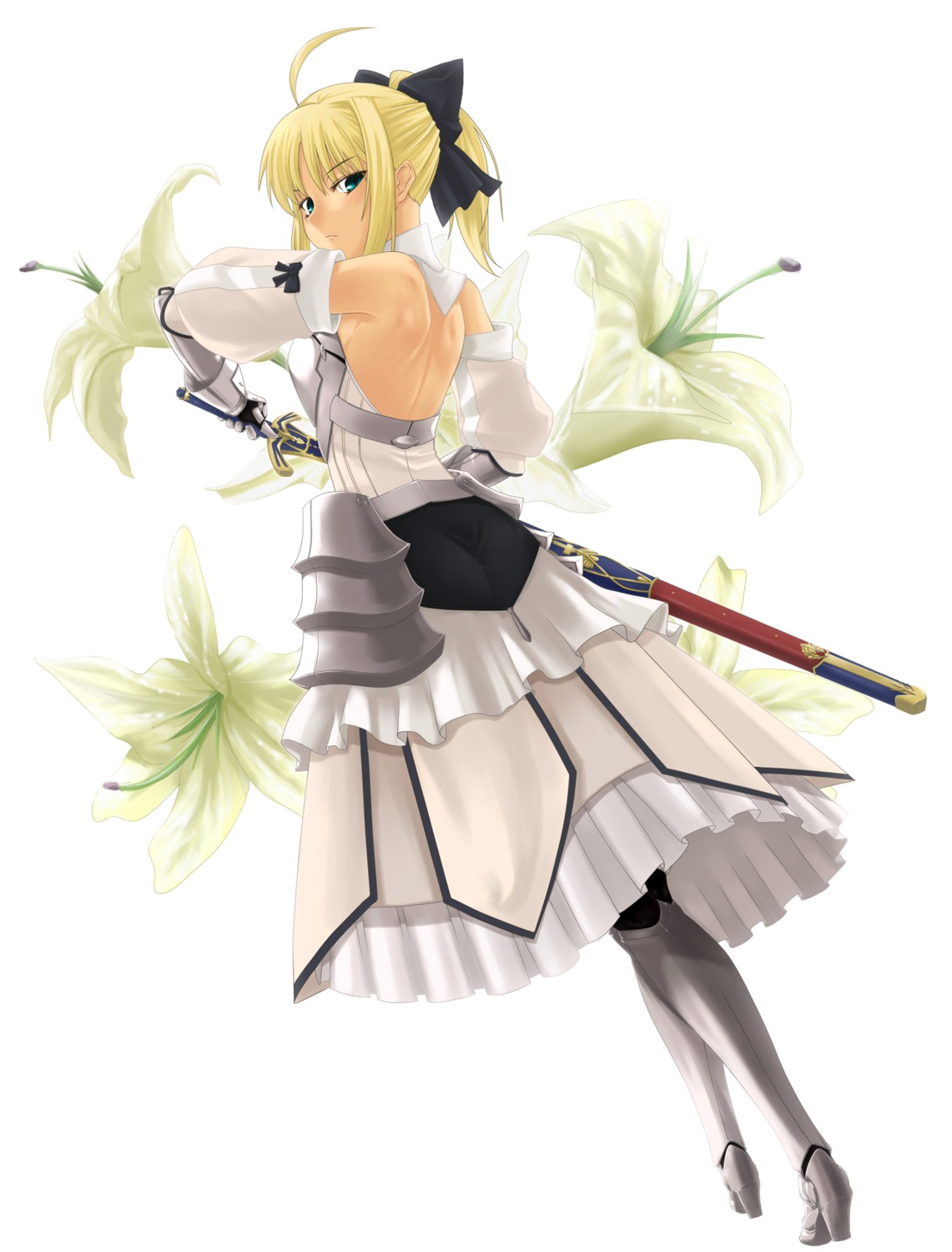 armor dress fate/stay_night prime saber saber_lily sword