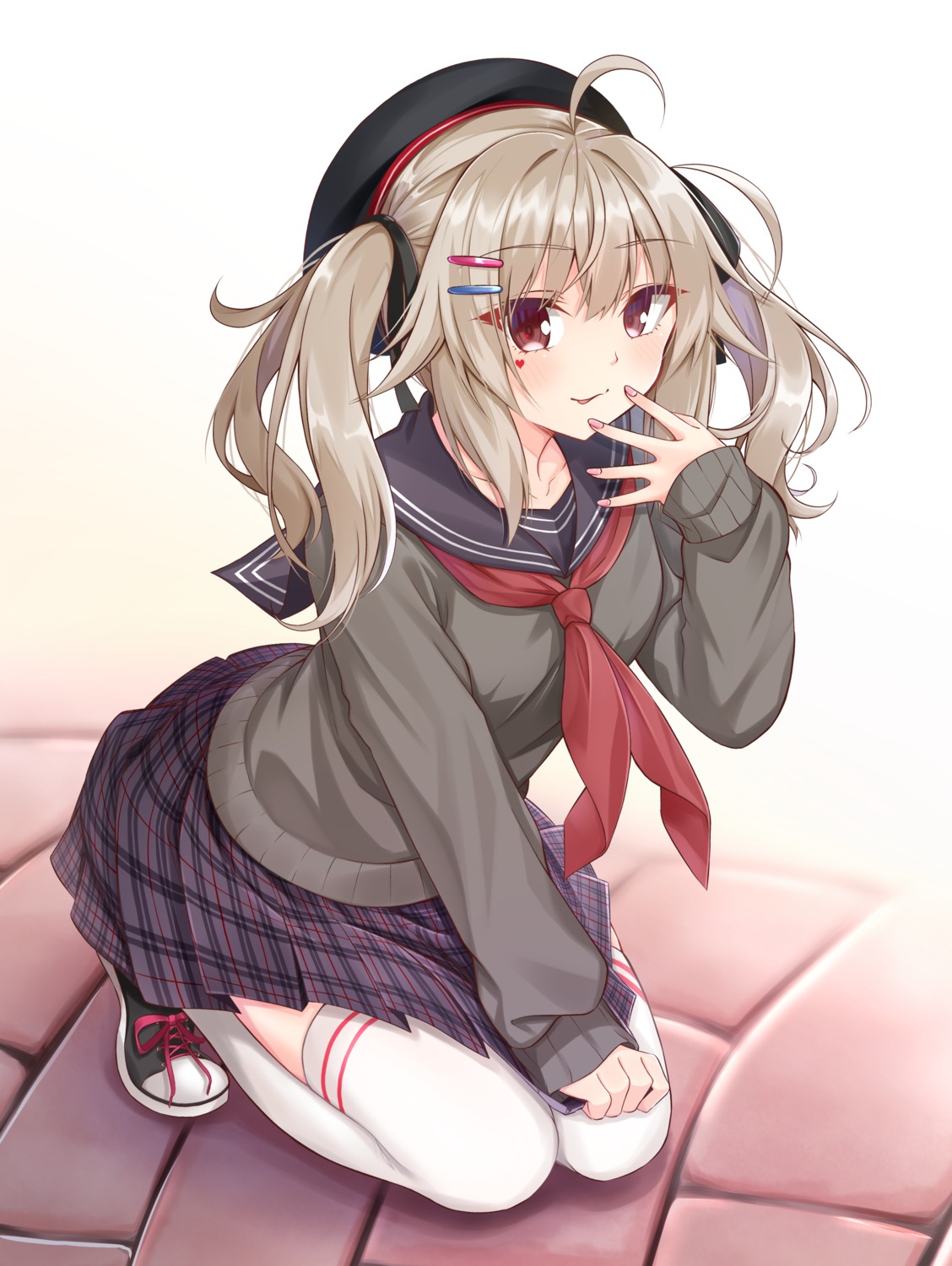 seifuku sweater tagme thighhighs