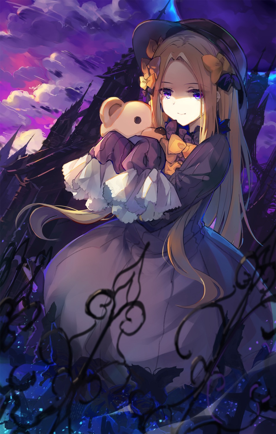 abigail_williams_(fate) baisi_shaonian dress fate/grand_order gothic_lolita lolita_fashion