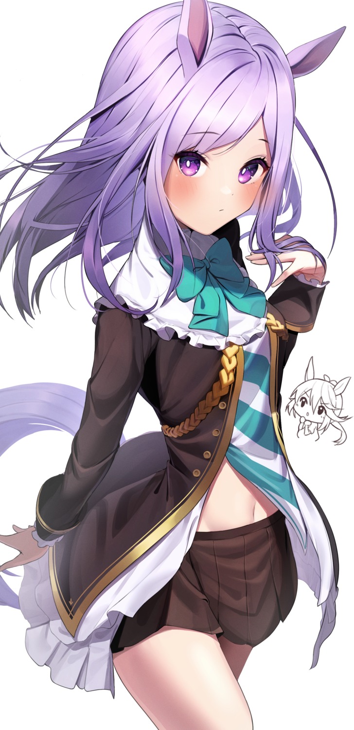 animal_ears mejiro_mcqueen_(umamusume) tail takom tokai_teio_(umamusume) uma_musume_pretty_derby uniform