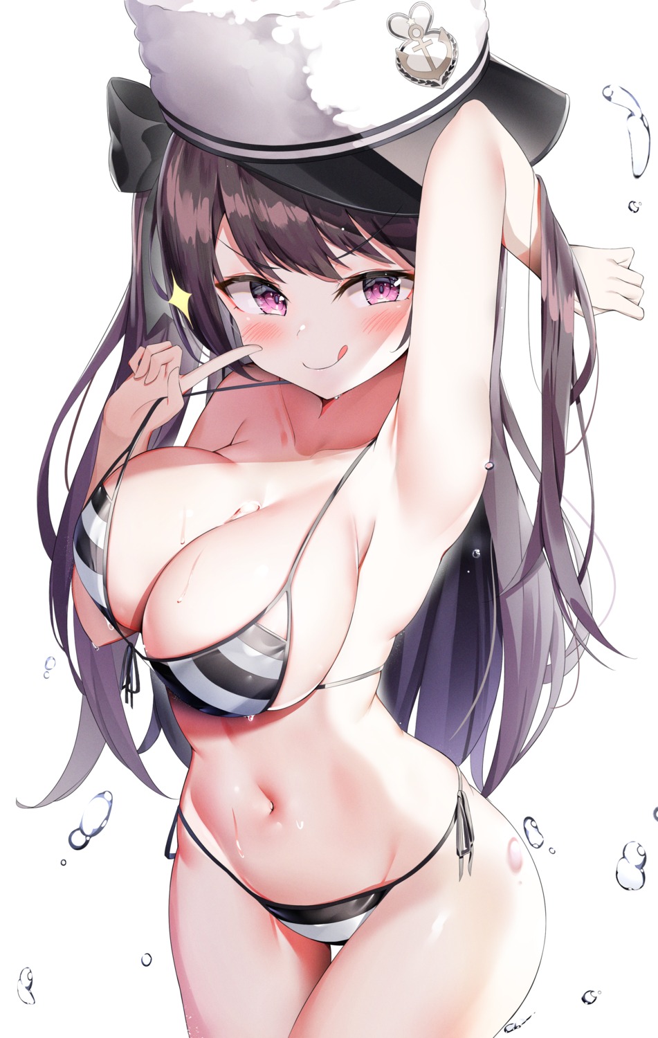 azur_lane bikini kuse_(0201) pamiat_merkuria_(azur_lane) swimsuits wet