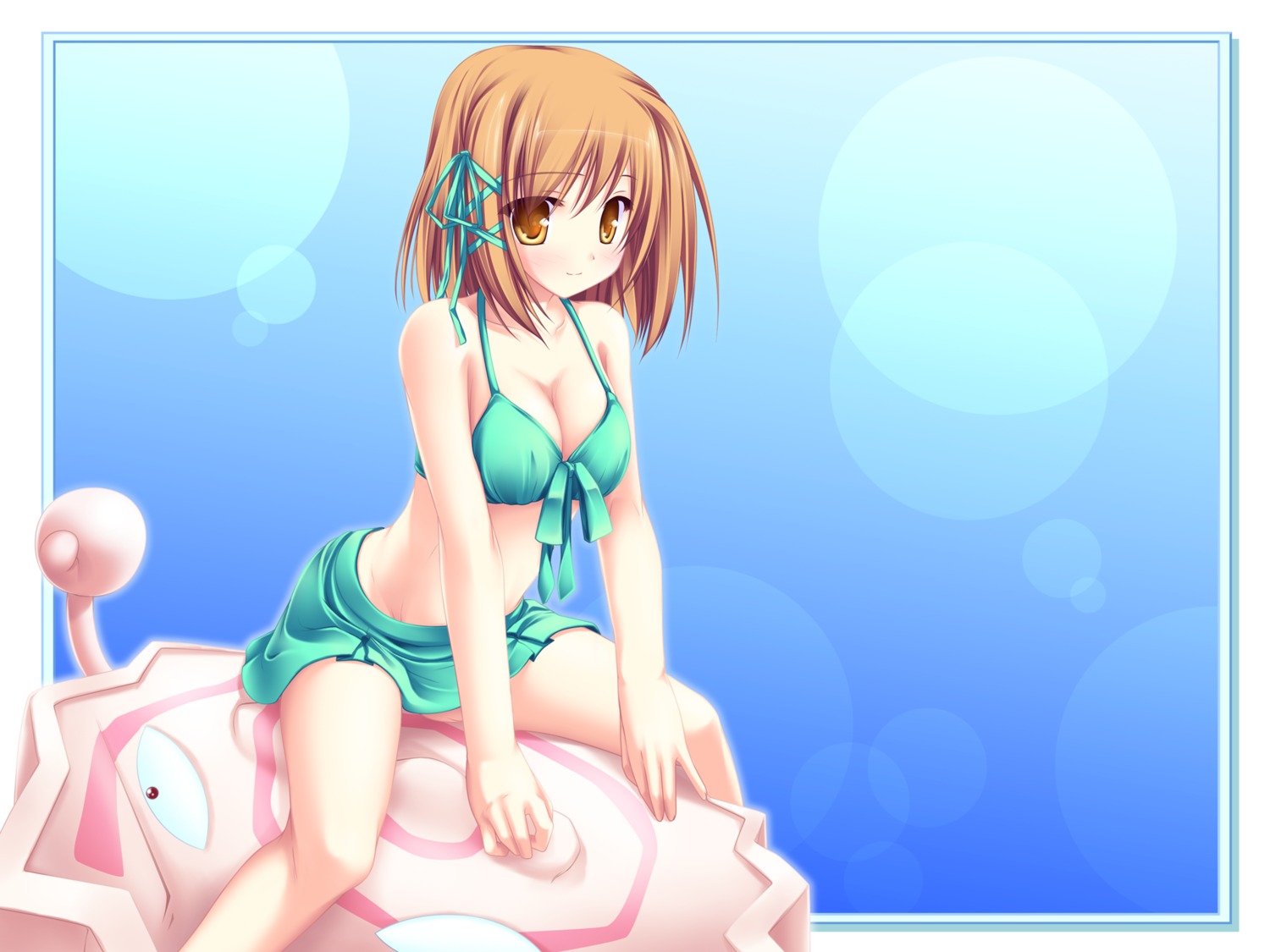 amagase_koyuki bikini cleavage magus_tale swimsuits tenmaso wallpaper whirlpool