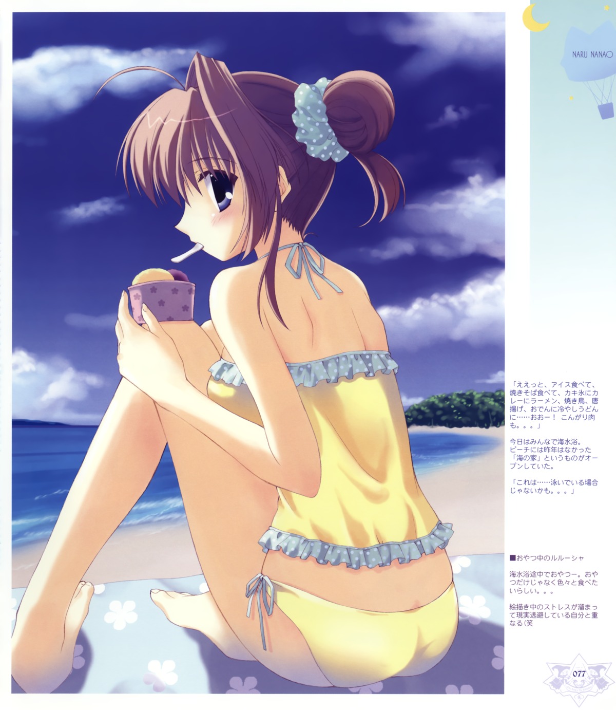 bikini ice_&_choco nanao_naru swimsuits