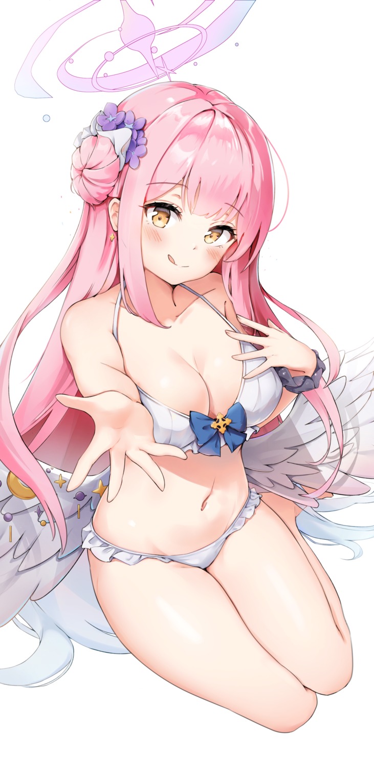 angel bikini blue_archive misono_mika swimsuits syan_(4767269) wings