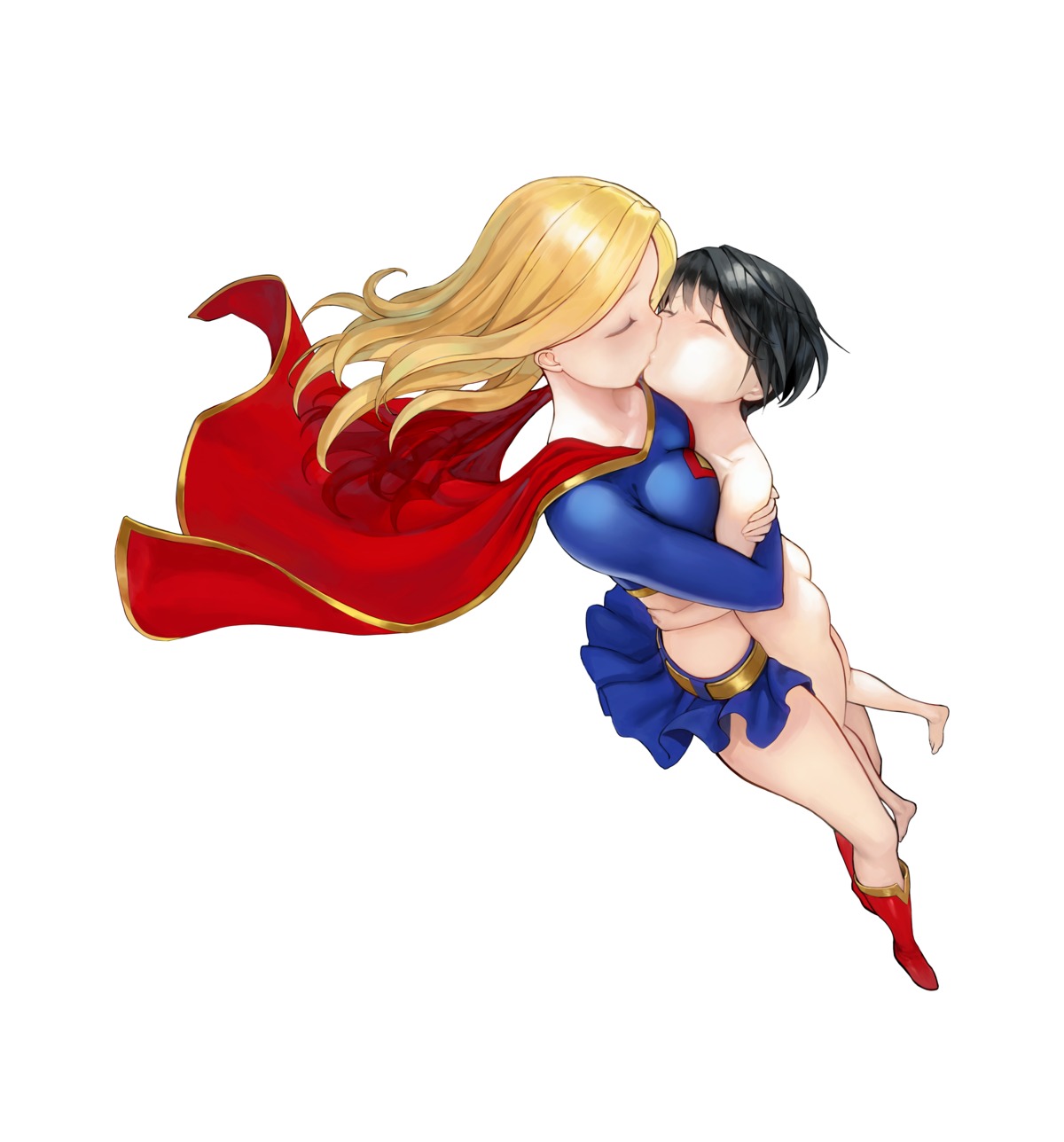 dc_comics egk513 naked skirt_lift supergirl supergirl_(character)
