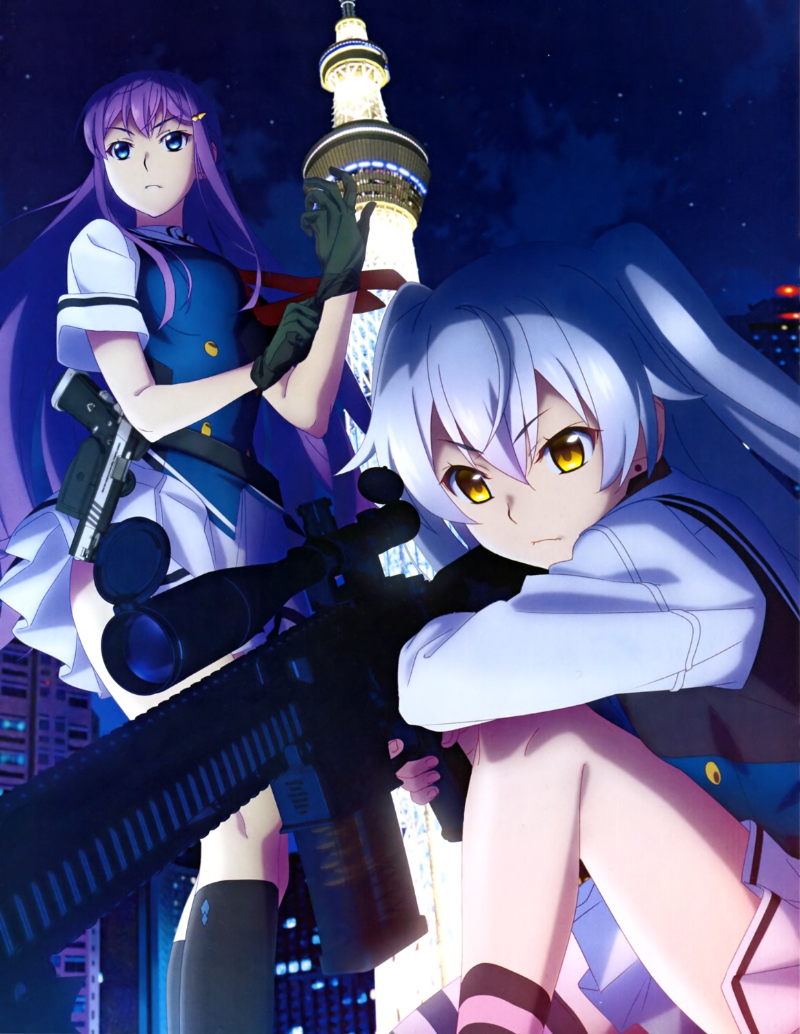 grisaia grisaia_phantom_trigger gun seifuku tagme