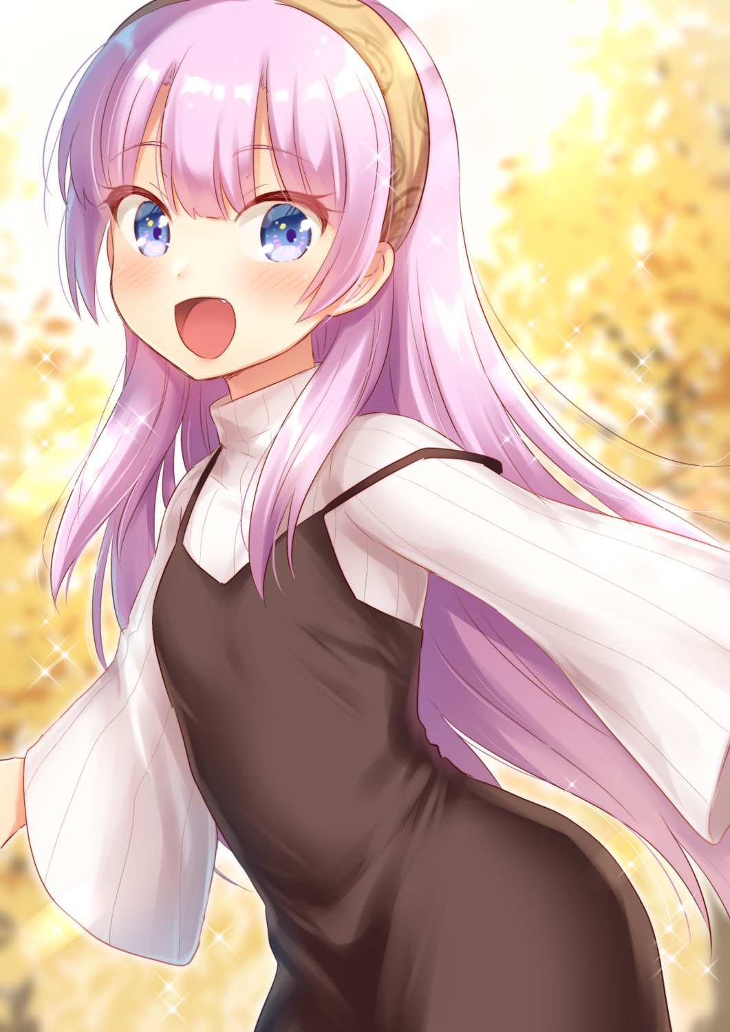 dress kamisama_ni_natta_hi nakamura_hinato satou_hina_(kamisama_ni_natta_hi) sweater