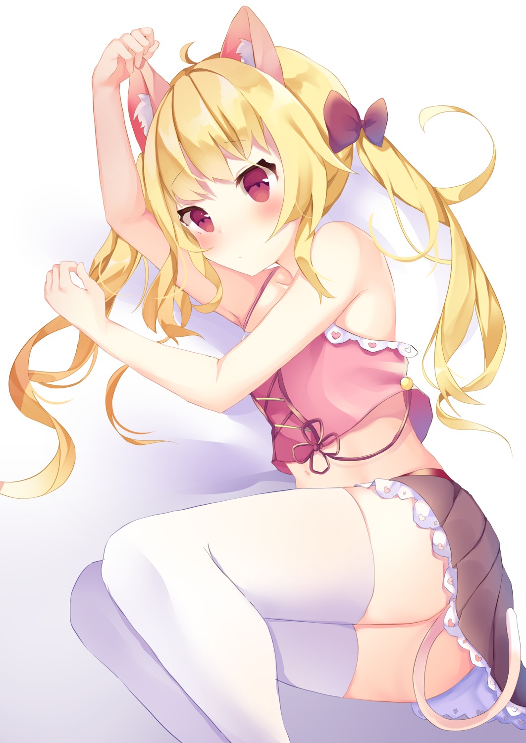 animal_ears tail thighhighs tsuruse