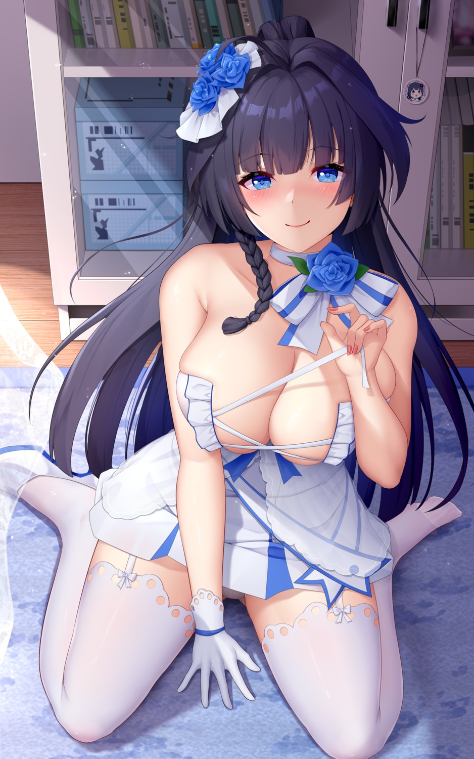 benghuai_xueyuan honkai_impact lrh0123 pantsu raiden_mei stockings thighhighs